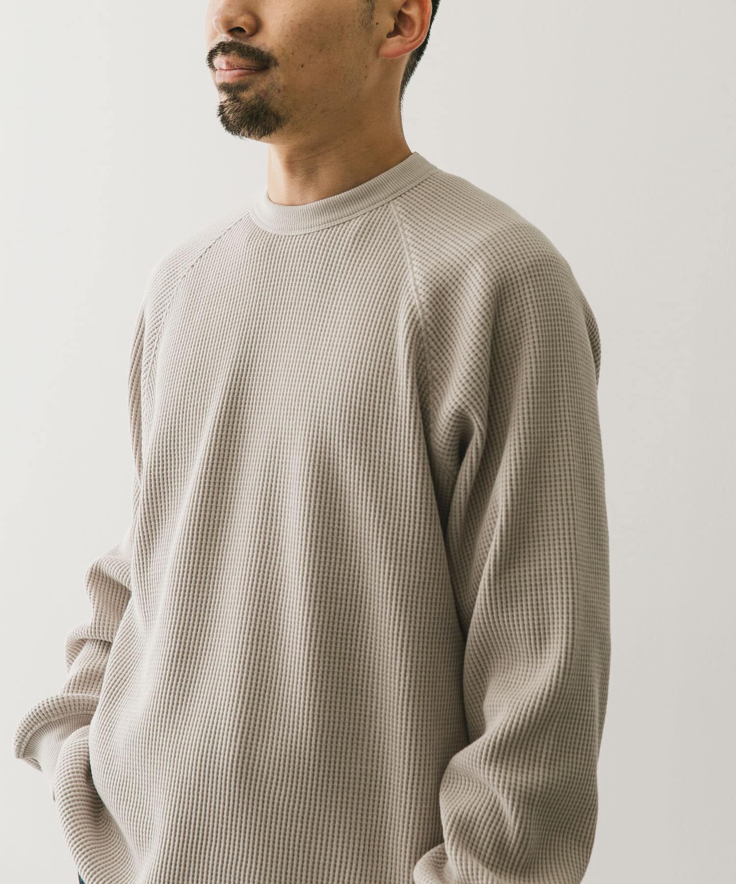 URBAN RESEARCH DOORS「『UR TECH』ワッフルロングスリーブTシャツ」|Tシャツ・カットソー|