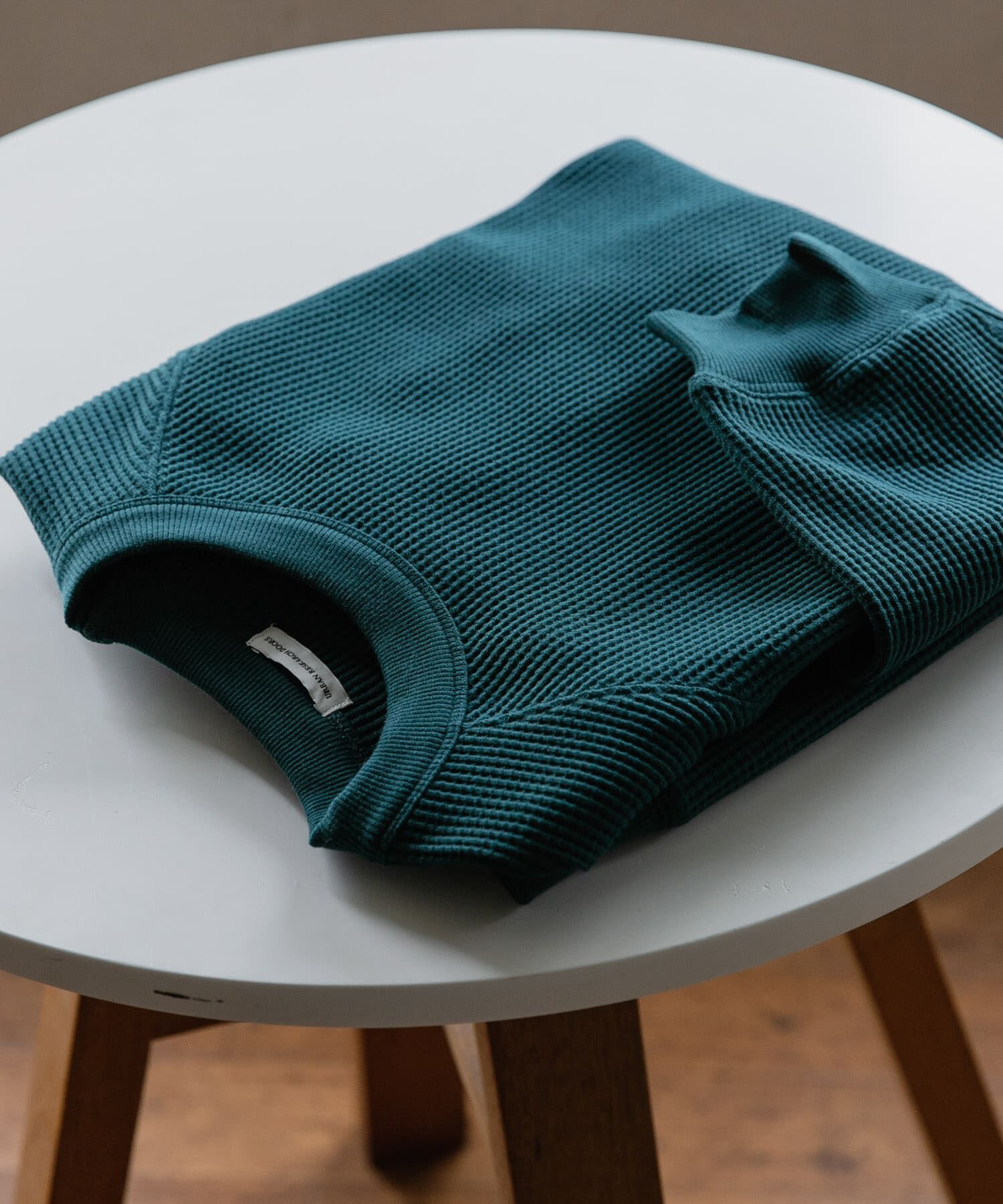 URBAN RESEARCH DOORS「『UR TECH』ワッフルロングスリーブTシャツ」|Tシャツ・カットソー|グリーン