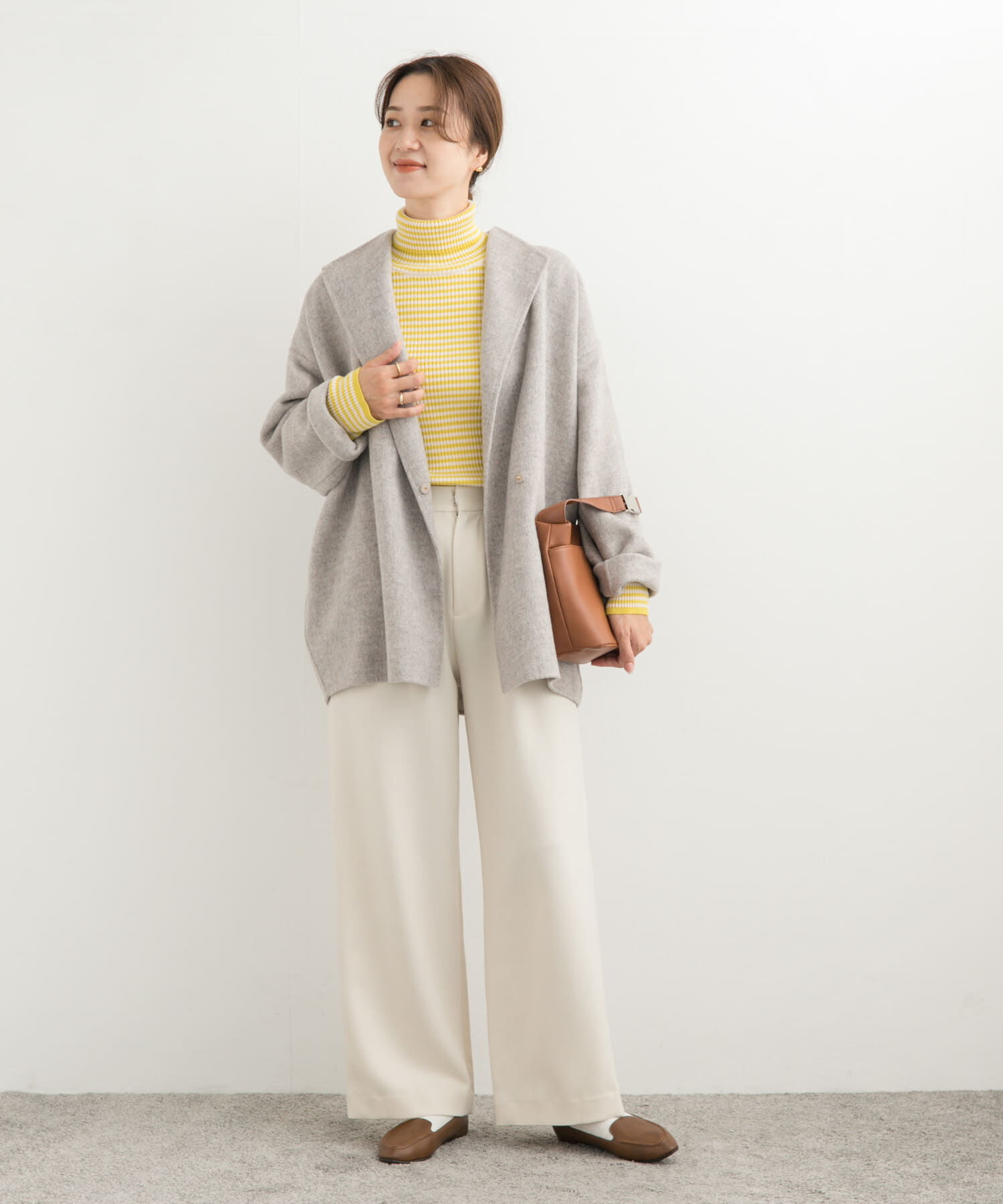 URBAN RESEARCH DOORS「ボーダーリブタートル」|ニット・セーター|