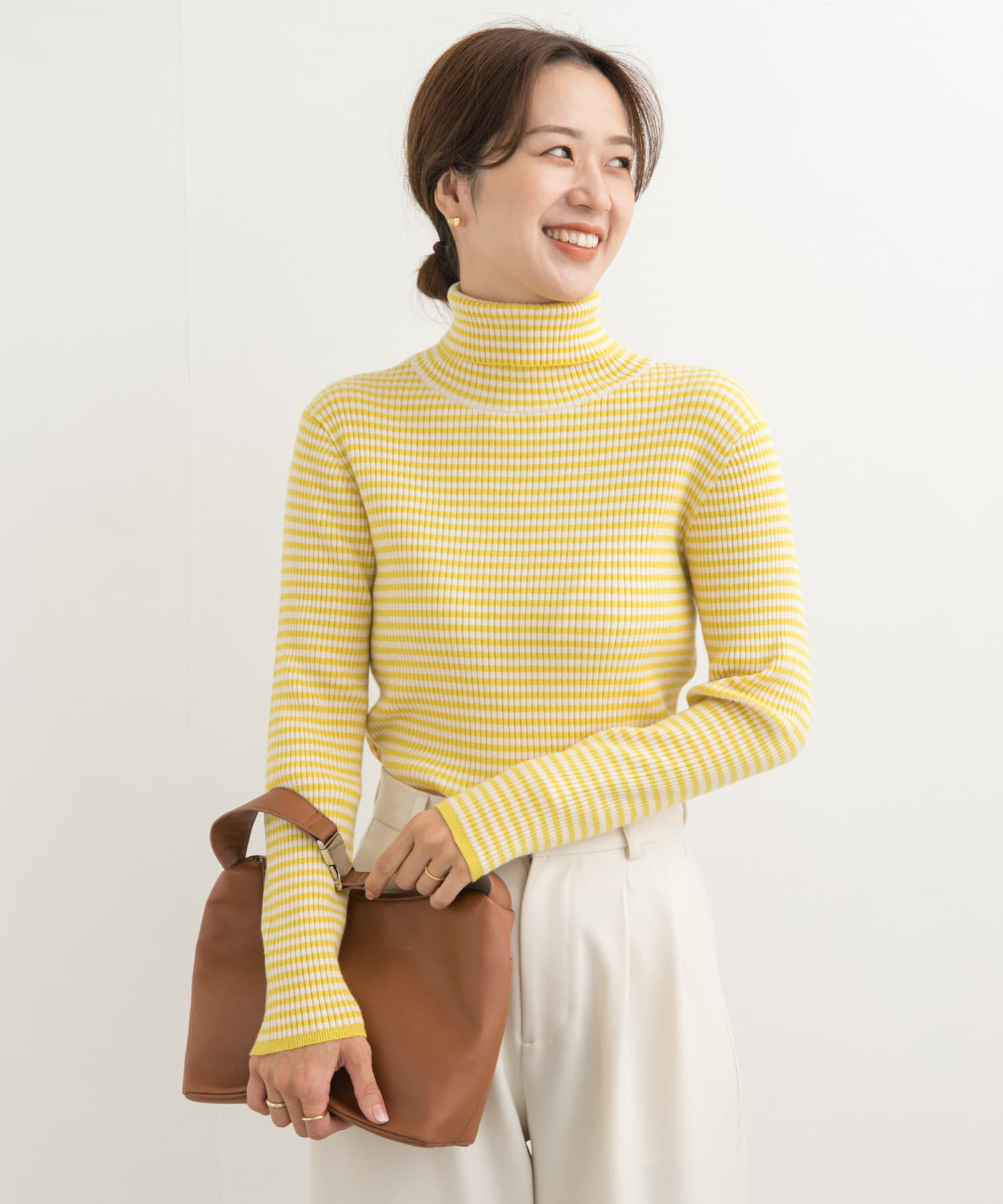 URBAN RESEARCH DOORS「ボーダーリブタートル」|ニット・セーター|