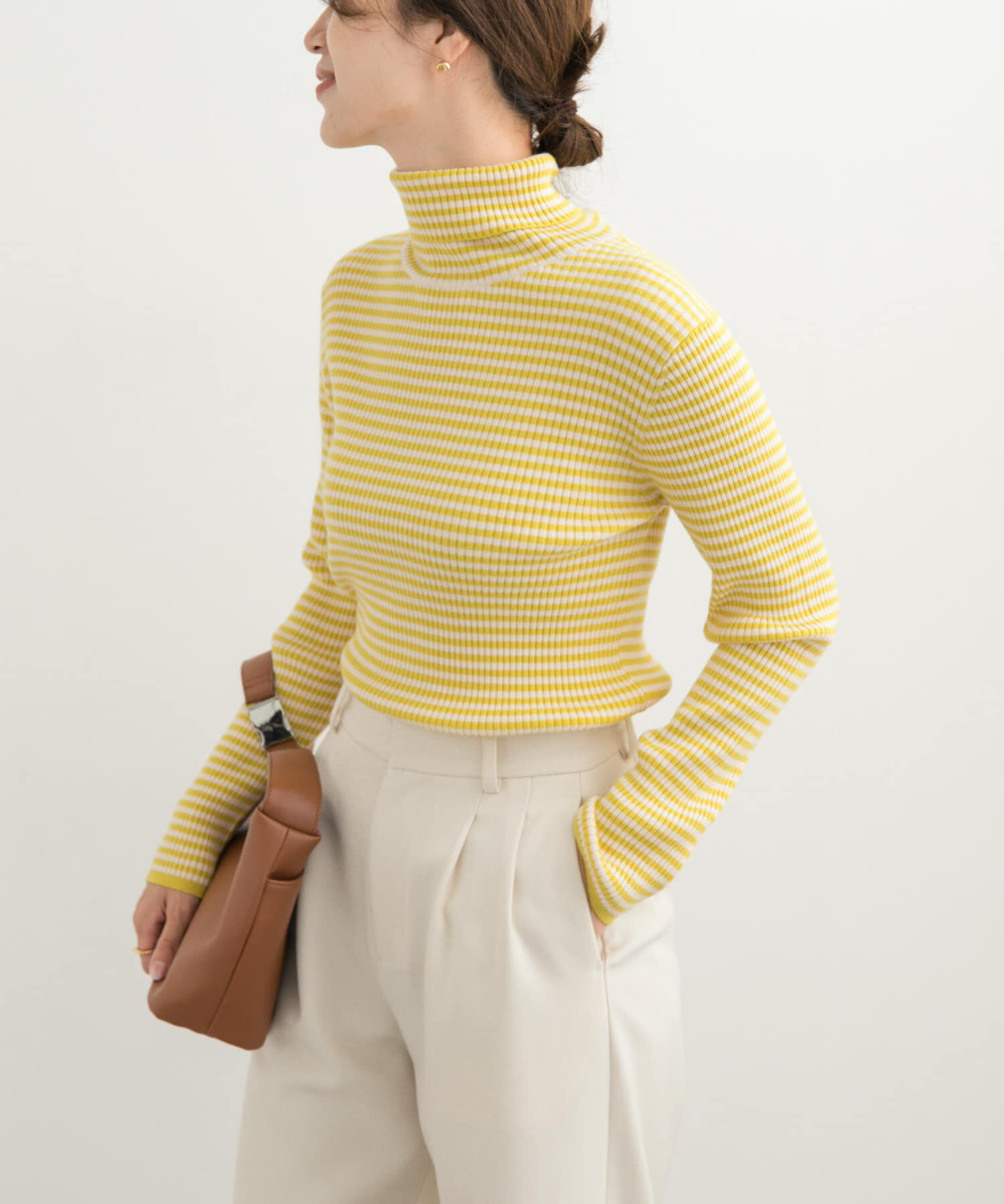 URBAN RESEARCH DOORS「ボーダーリブタートル」|ニット・セーター|