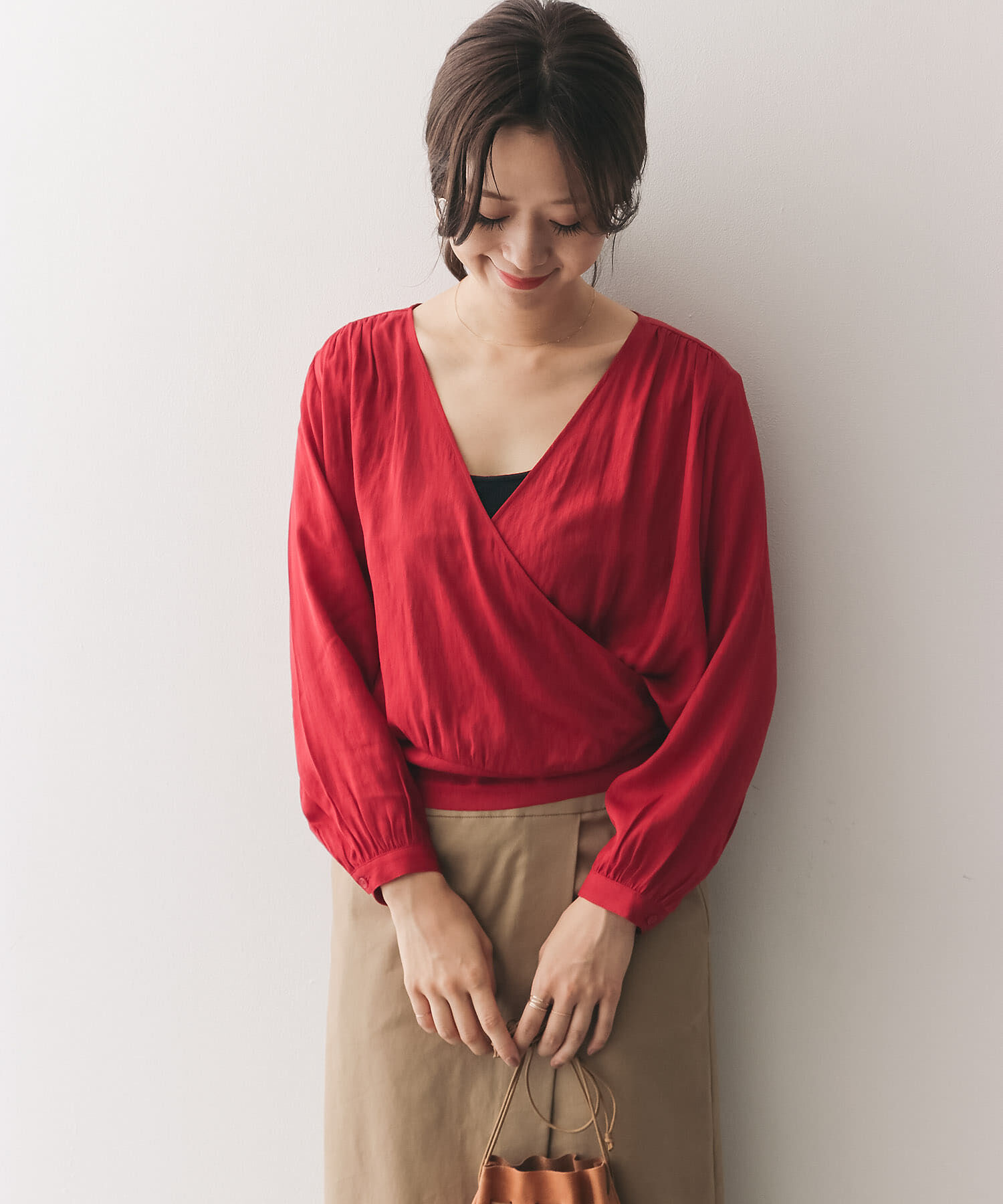 URBAN RESEARCH DOORS「カシュクールブラウス&there4;」|シャツ・ブラウス|