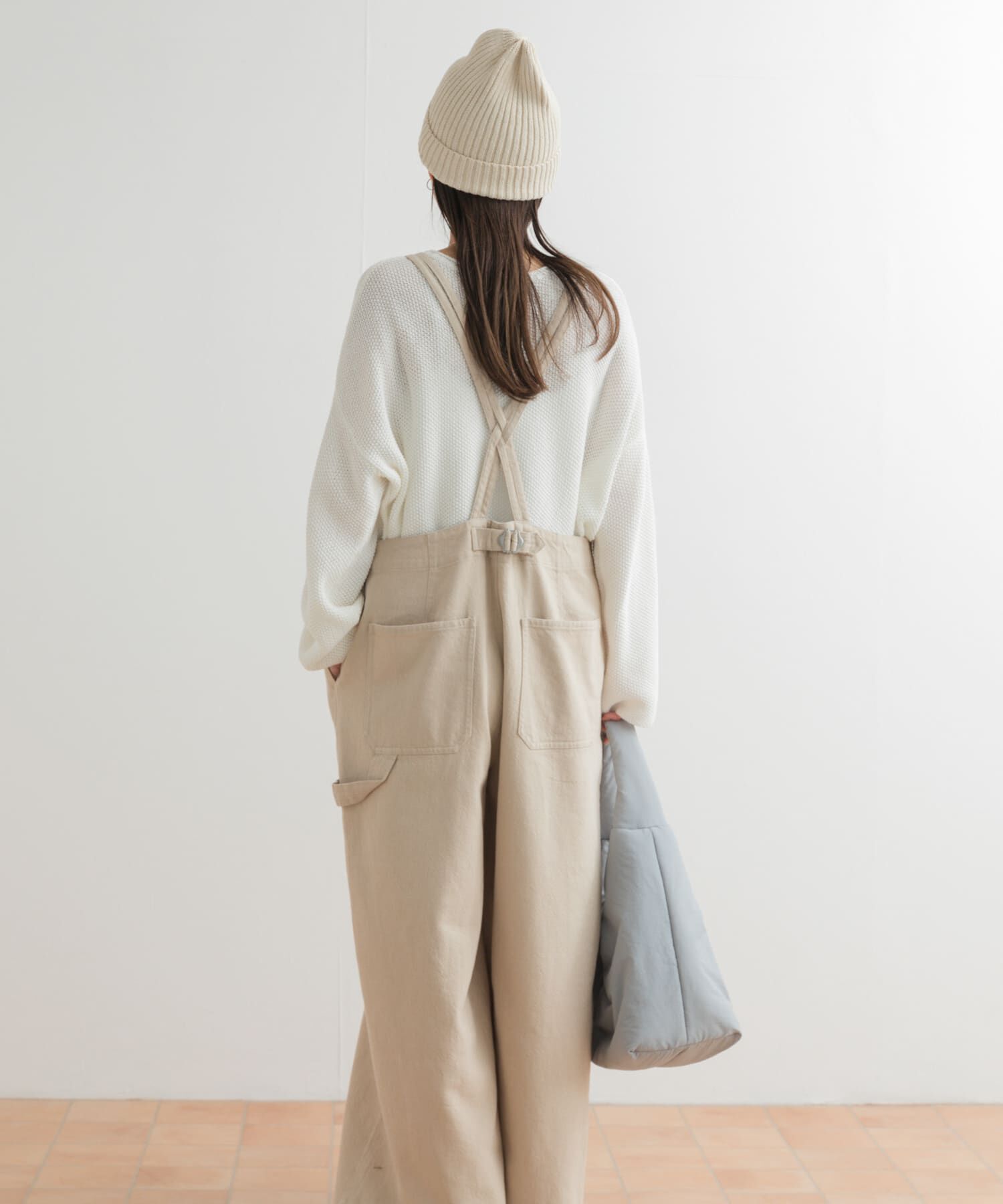 URBAN RESEARCH DOORS「コットンバッククロスサロペット」|スカート|