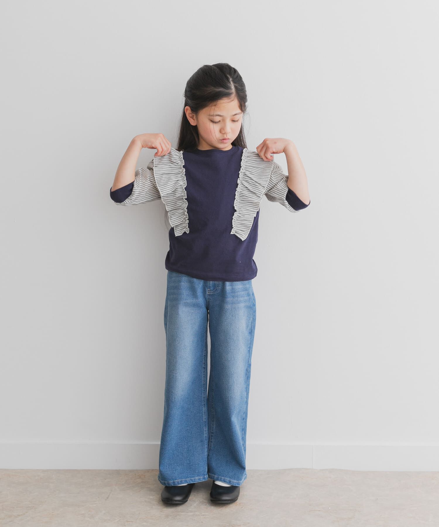 URBAN RESEARCH DOORS「布帛ドッキングフリルカットソー(KIDS)」|その他|