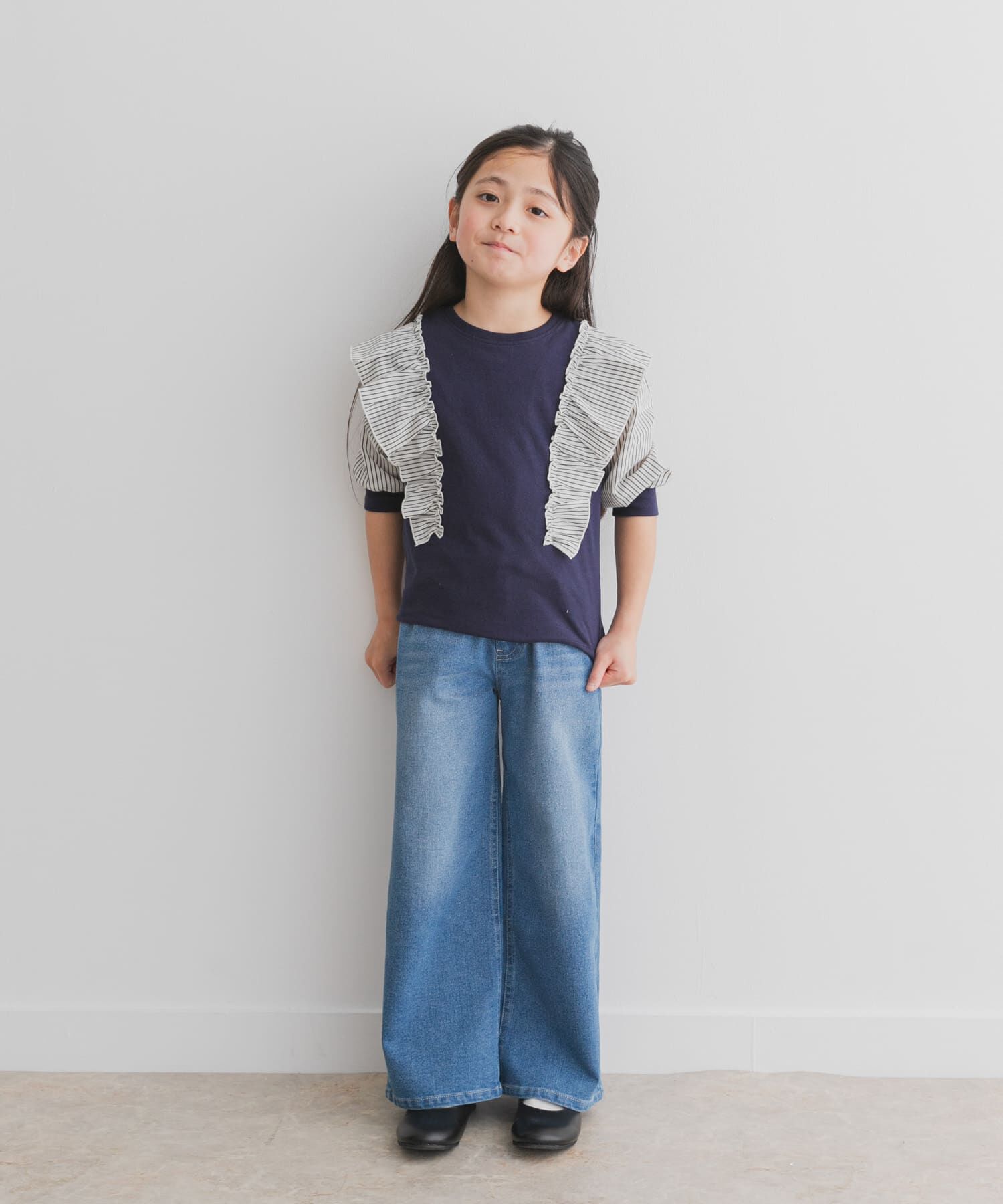 URBAN RESEARCH DOORS「布帛ドッキングフリルカットソー(KIDS)」|その他|