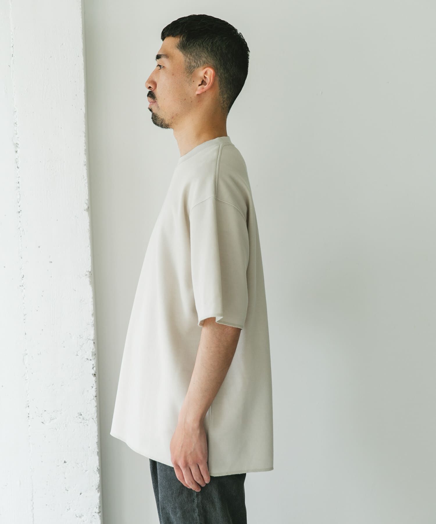 URBAN RESEARCH DOORS「鹿の子 ダブルフェイス ショートスリーブ Tシャツ」|Tシャツ・カットソー|