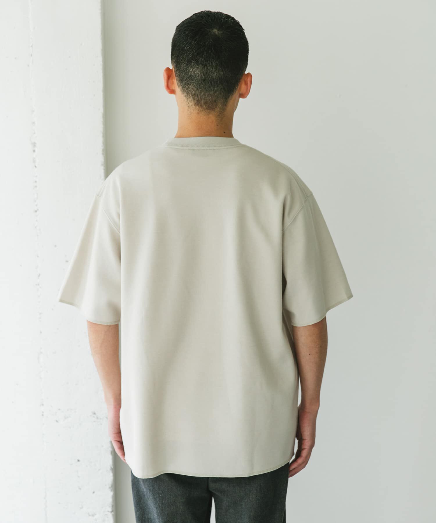 URBAN RESEARCH DOORS「鹿の子 ダブルフェイス ショートスリーブ Tシャツ」|Tシャツ・カットソー|