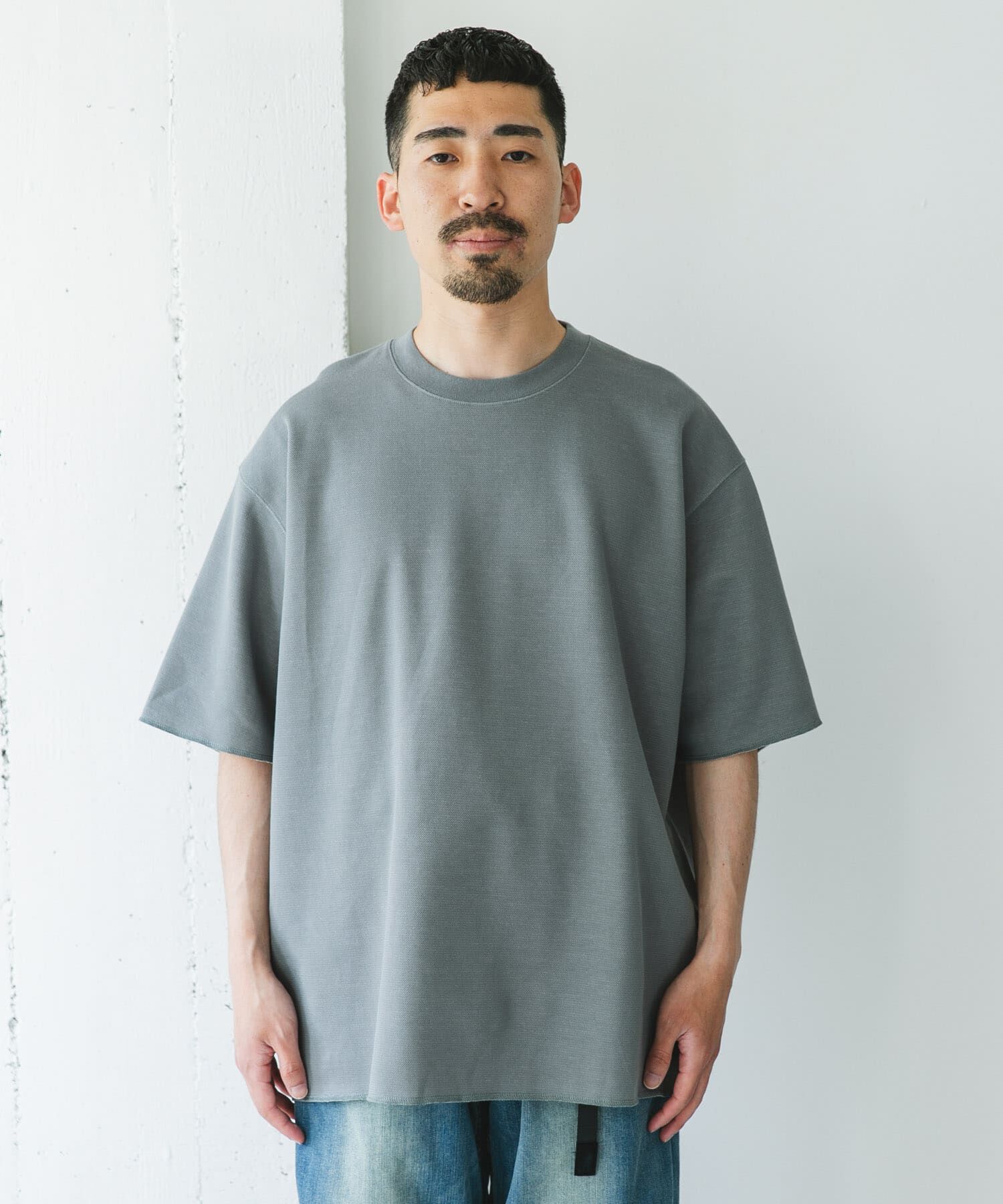 URBAN RESEARCH DOORS「鹿の子 ダブルフェイス ショートスリーブ Tシャツ」|Tシャツ・カットソー|