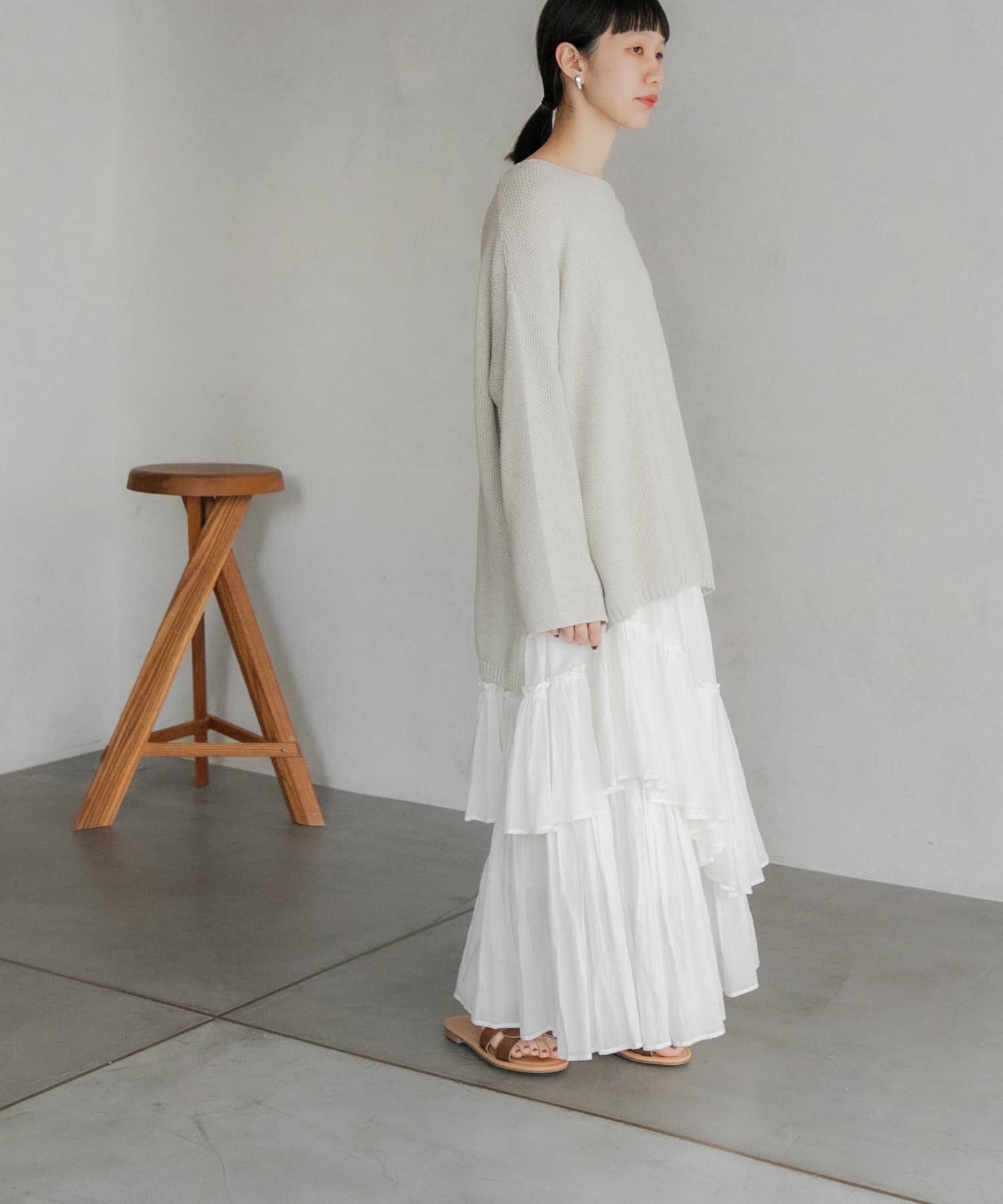 URBAN RESEARCH DOORS「ランダムティアードスカート」|スカート|