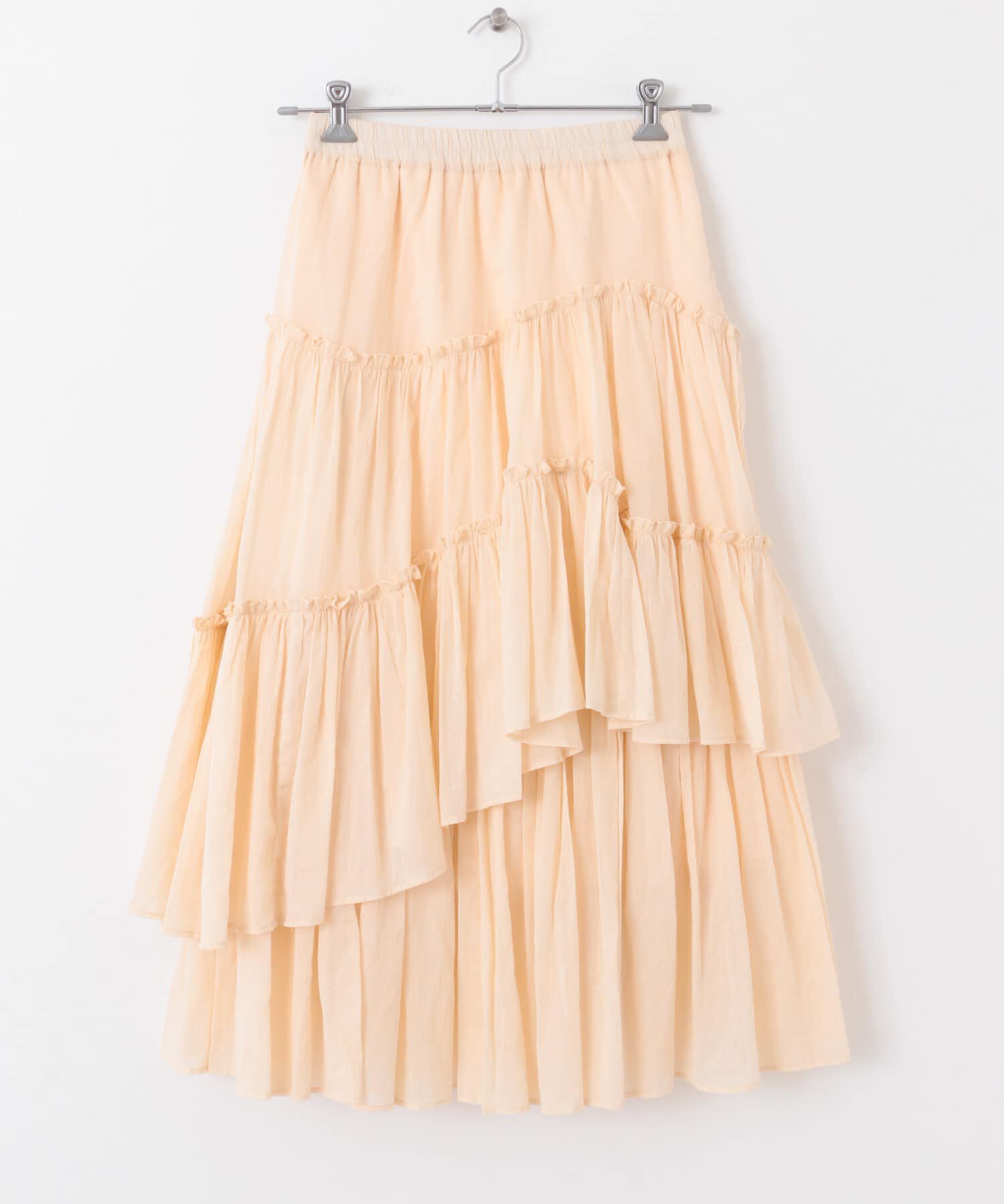 URBAN RESEARCH DOORS「ランダムティアードスカート」|スカート|