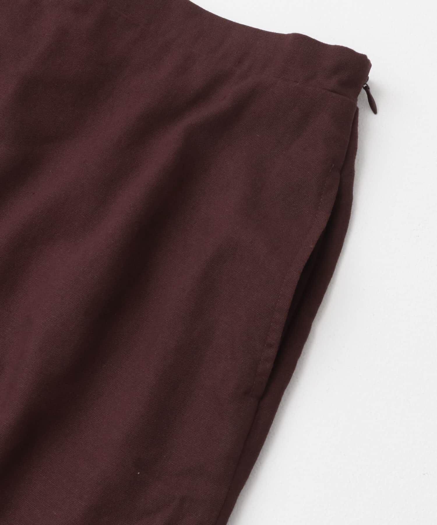 URBAN RESEARCH DOORS「麻混レーヨンフレアスカート」|スカート|