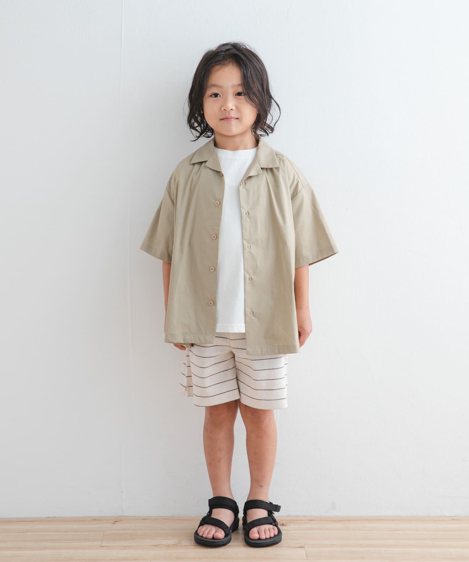 URBAN RESEARCH DOORS「『セットアップ対応』『UVカット』オープンカラーシャツ(KIDS)」|その他|