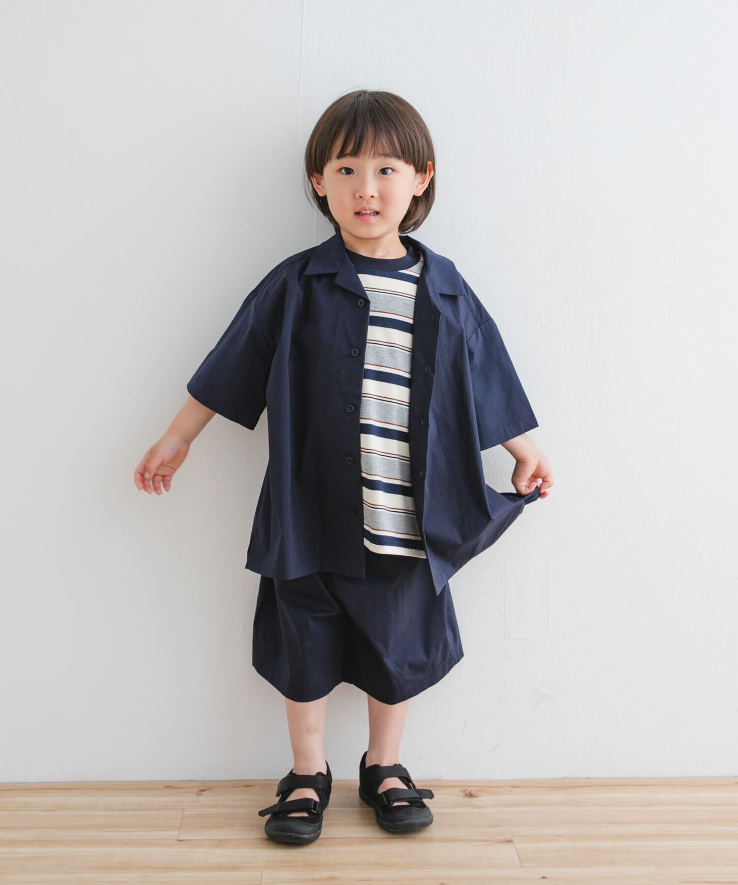 URBAN RESEARCH DOORS「『セットアップ対応』『UVカット』オープンカラーシャツ(KIDS)」|その他|