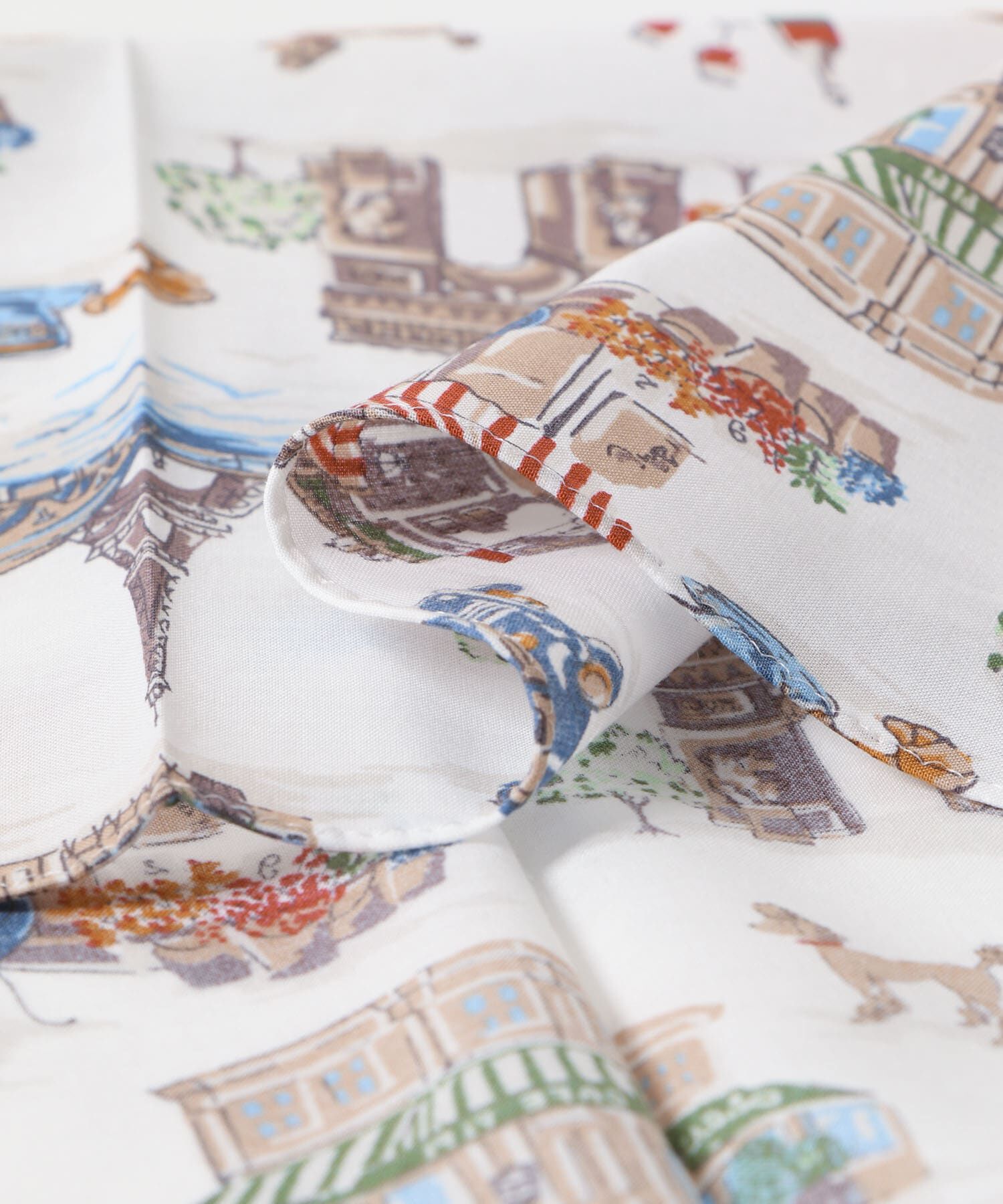 URBAN RESEARCH DOORS「LIFE STYLE TAILOR　モチーフ柄コットンハンカチ」|ハンカチ|