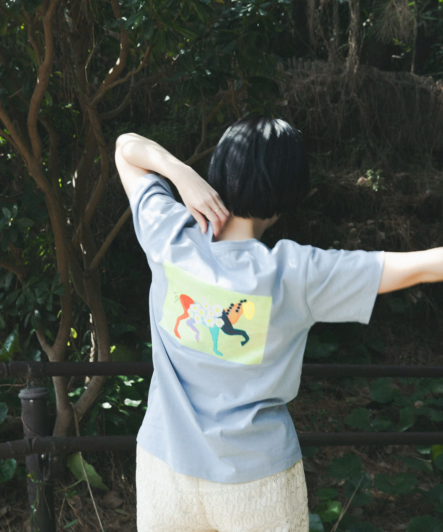 URBAN RESEARCH DOORS「『別注』Common Noun&times;DOORS　HORSE Kana Akiyama T-shirts」|Tシャツ・カットソー|