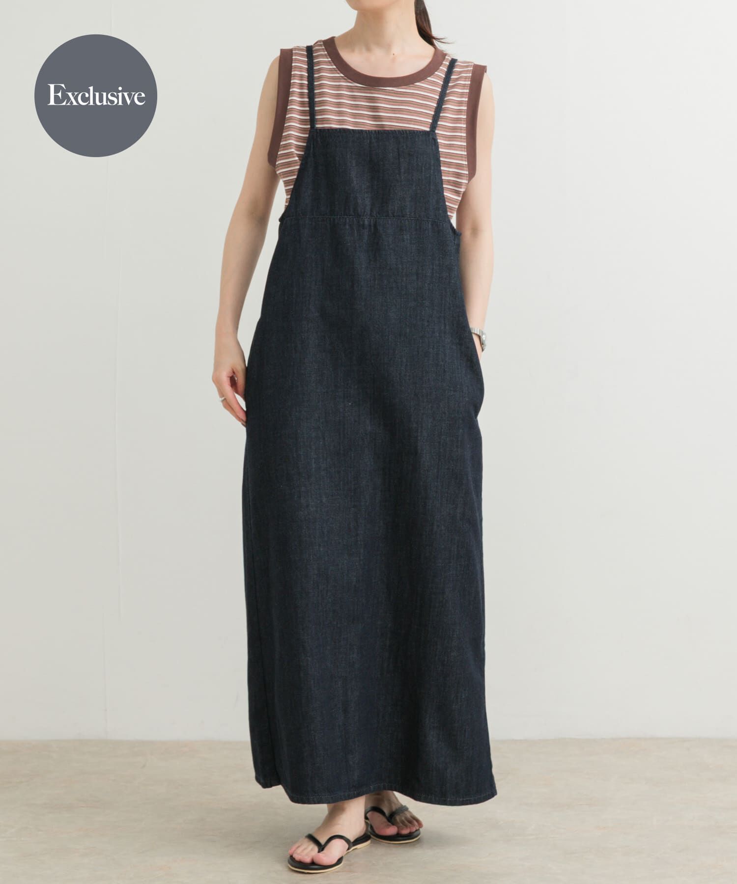 URBAN RESEARCH DOORS「『別注』Lee&times;DOORS　キャミワンピース」|ワンピース|ワンウォッシュ