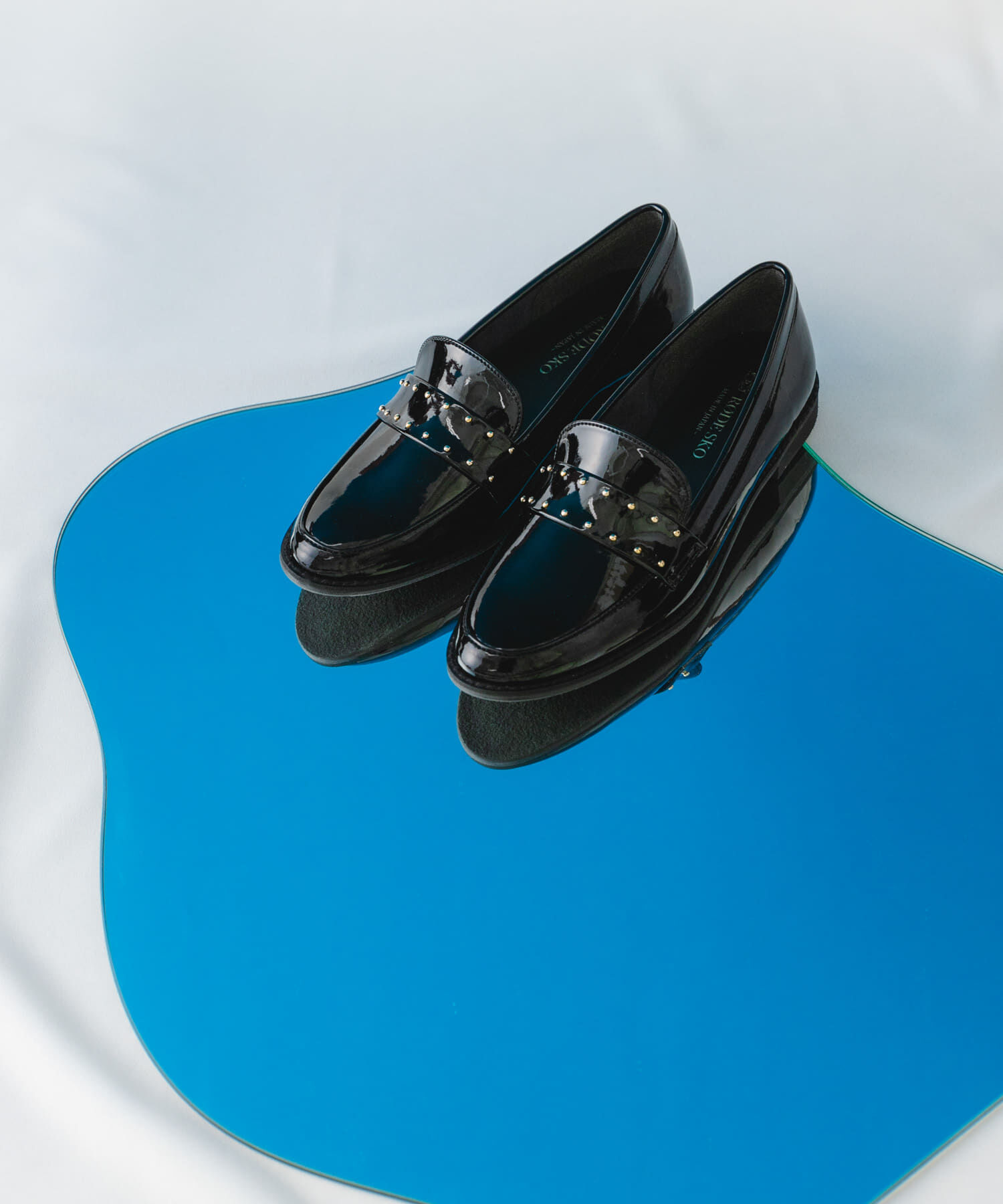 RODE SKO「『MADE IN JAPAN』ウォータープルーフスタッズローファー」|ローファー|