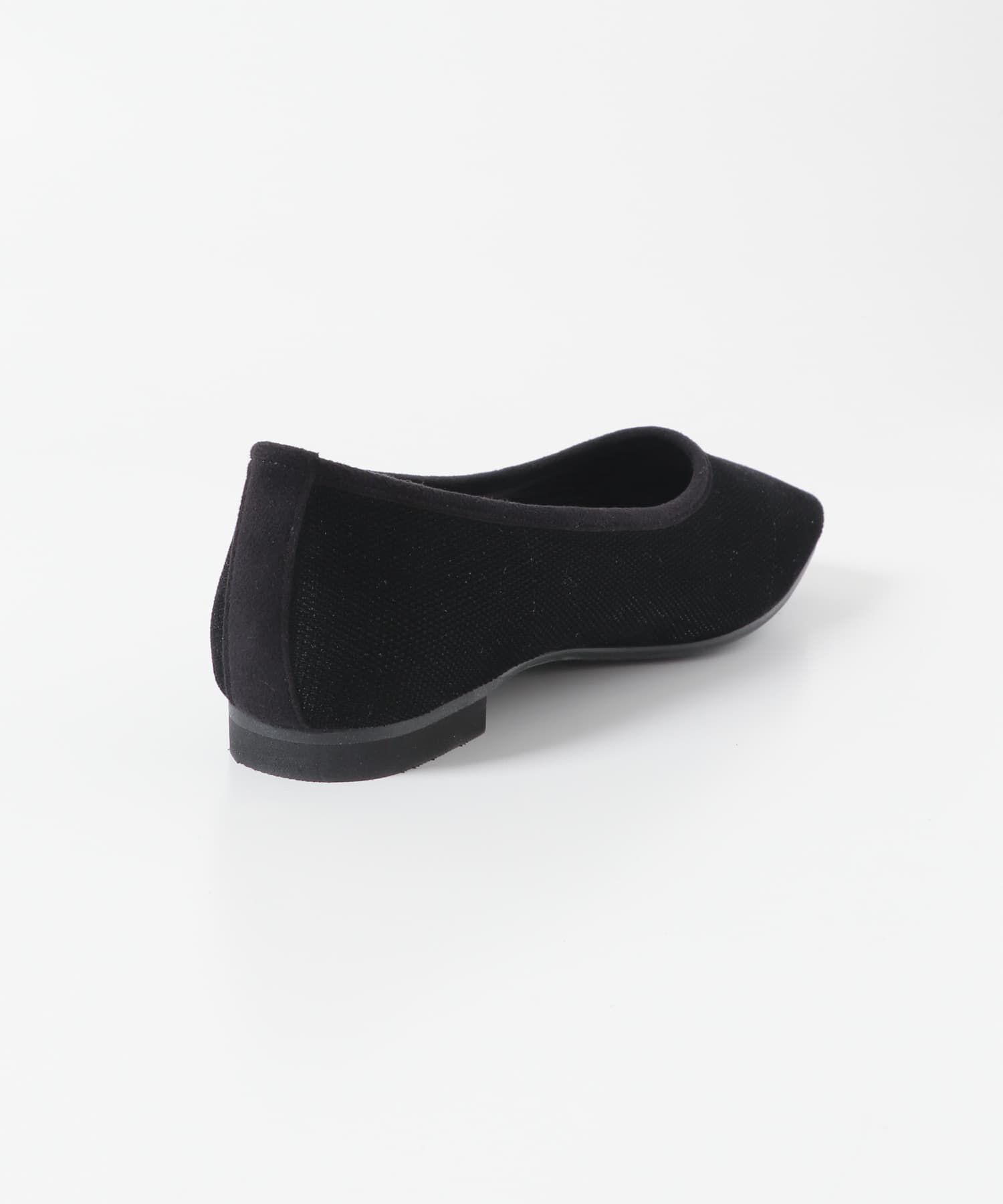 RODE SKO「『MADE IN JAPAN』スクエアベロアメッシュフラット」|バレエシューズ|