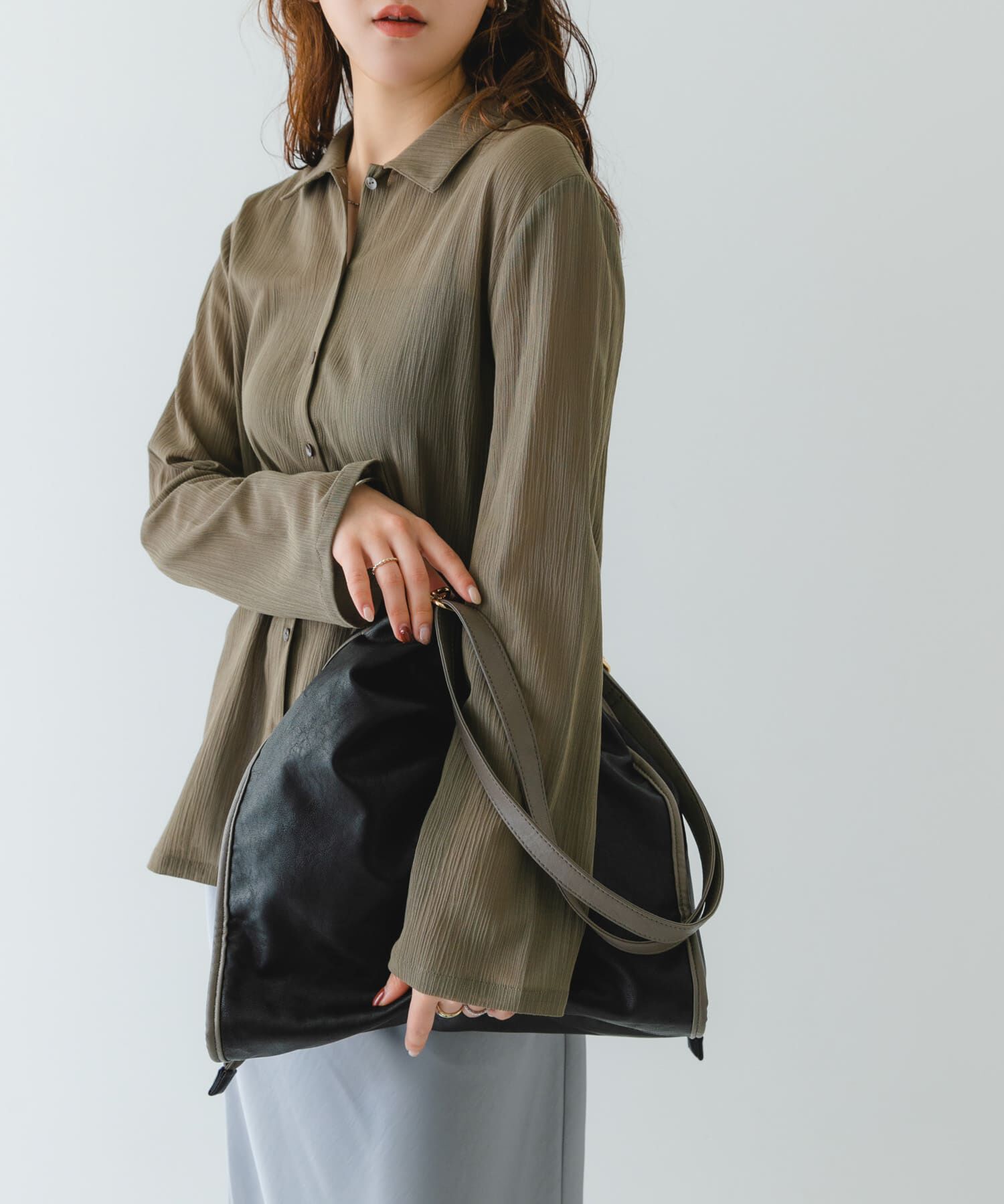 RODE SKO「ウォッシャブルドロストショルダーバッグ」|ショルダー・メッセンジャー|ブラック