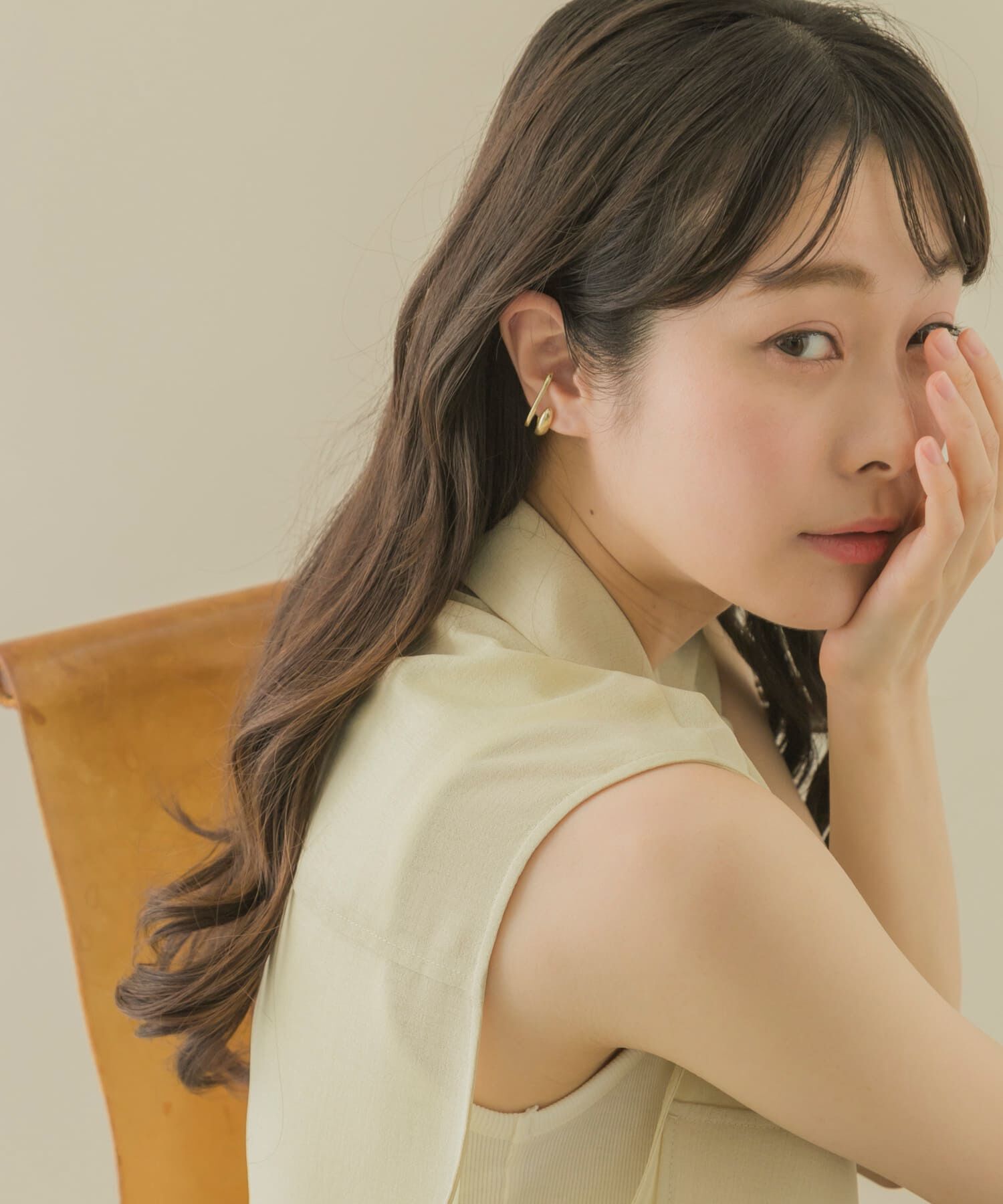 SMELLY「ツインラインイヤカフ」|イヤリング|