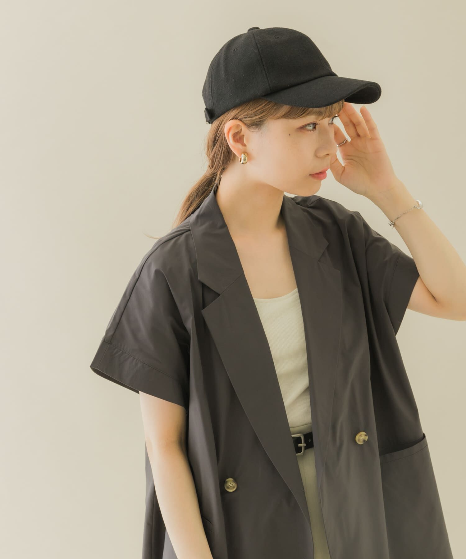 SMELLY「2WAYメルトンキャップ」|キャップ・キャスケット|