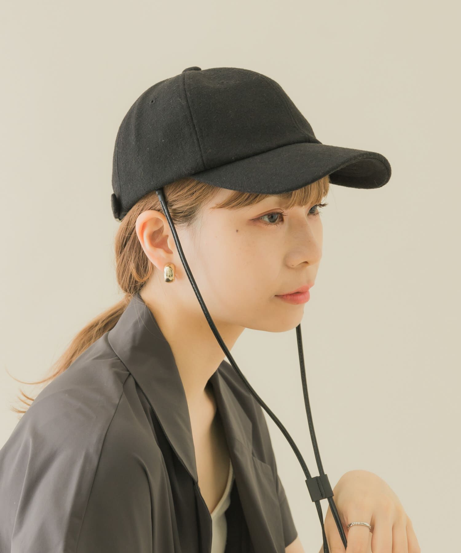 SMELLY「2WAYメルトンキャップ」|キャップ・キャスケット|