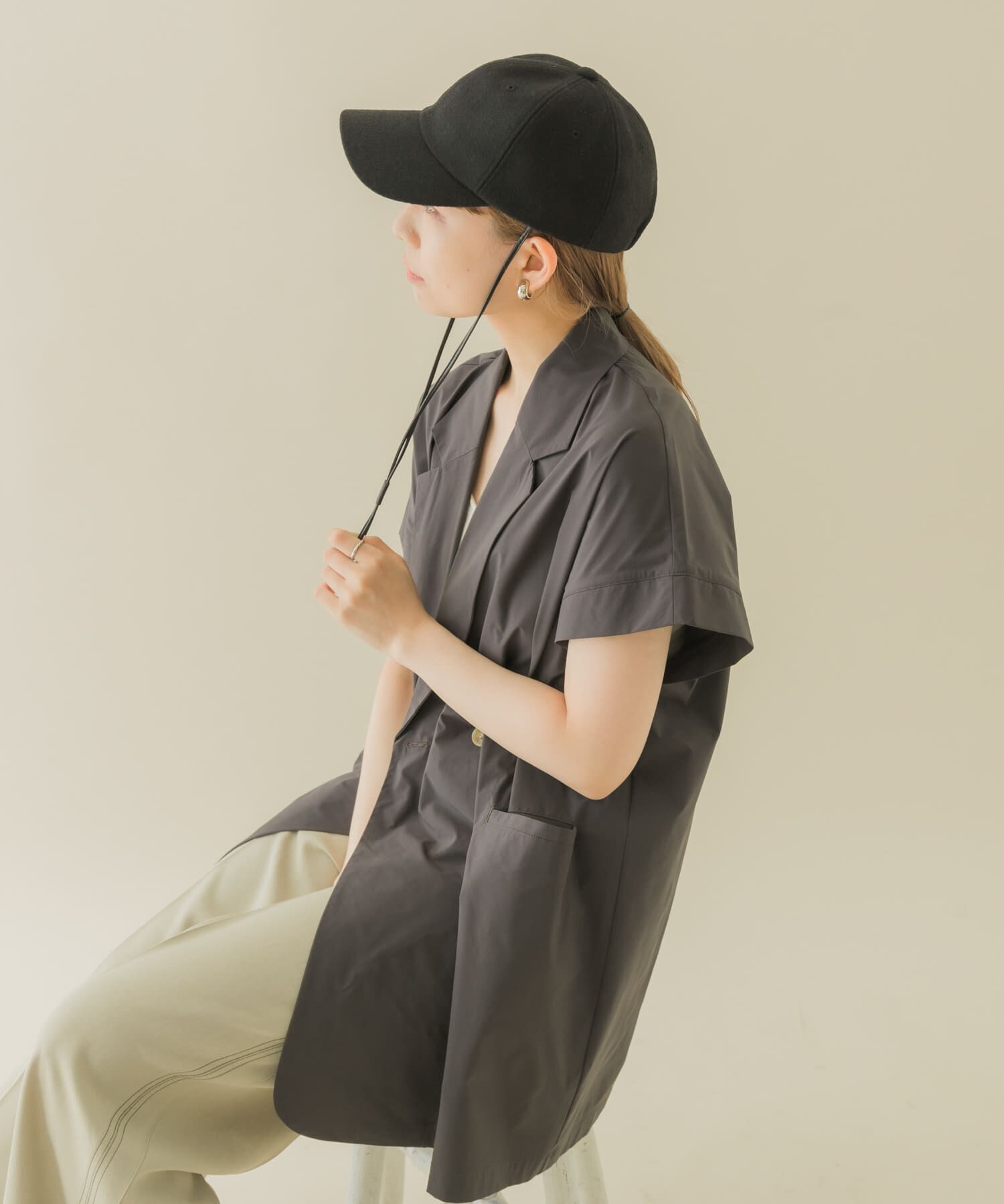 SMELLY「2WAYメルトンキャップ」|キャップ・キャスケット|