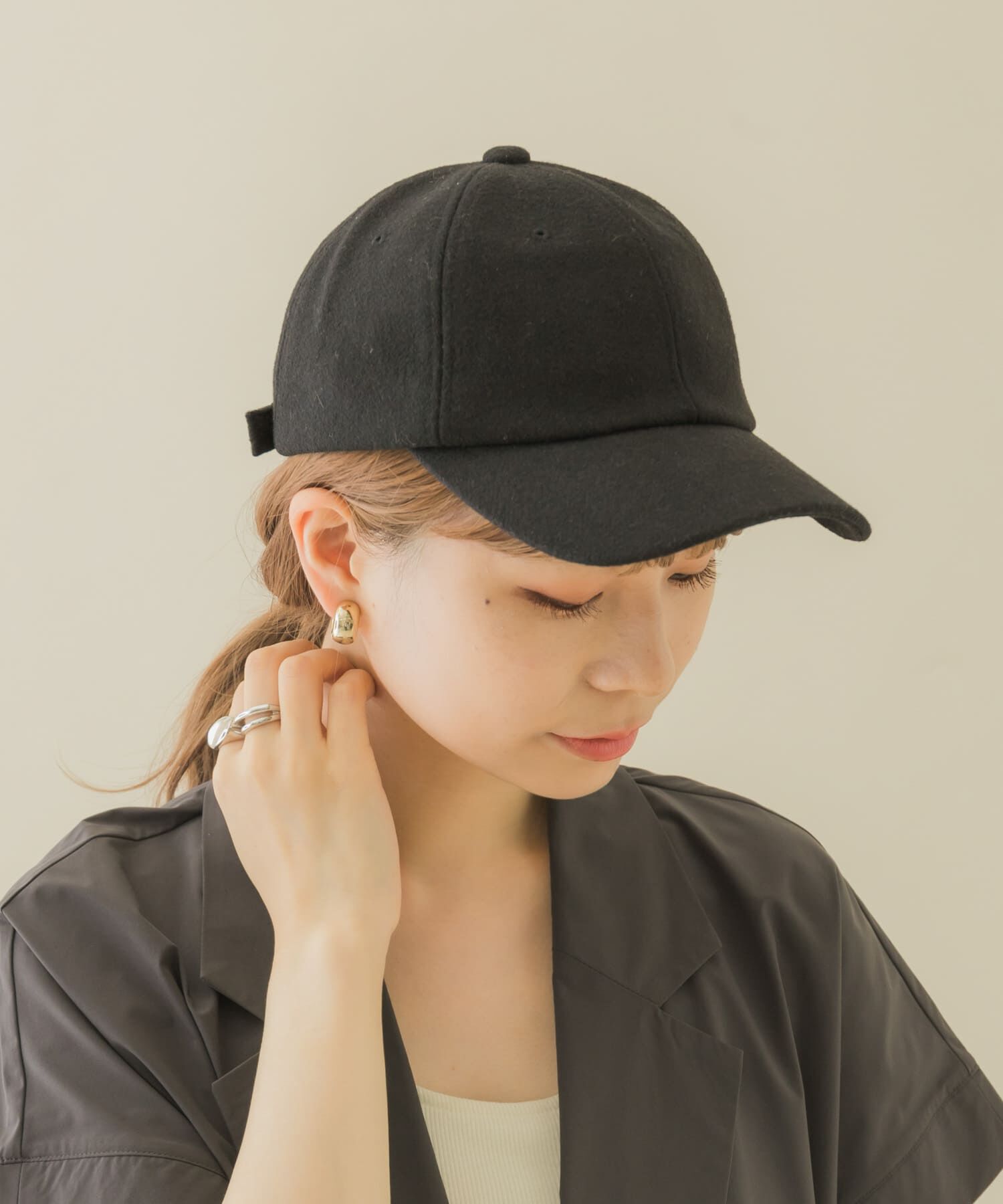 SMELLY「2WAYメルトンキャップ」|キャップ・キャスケット|