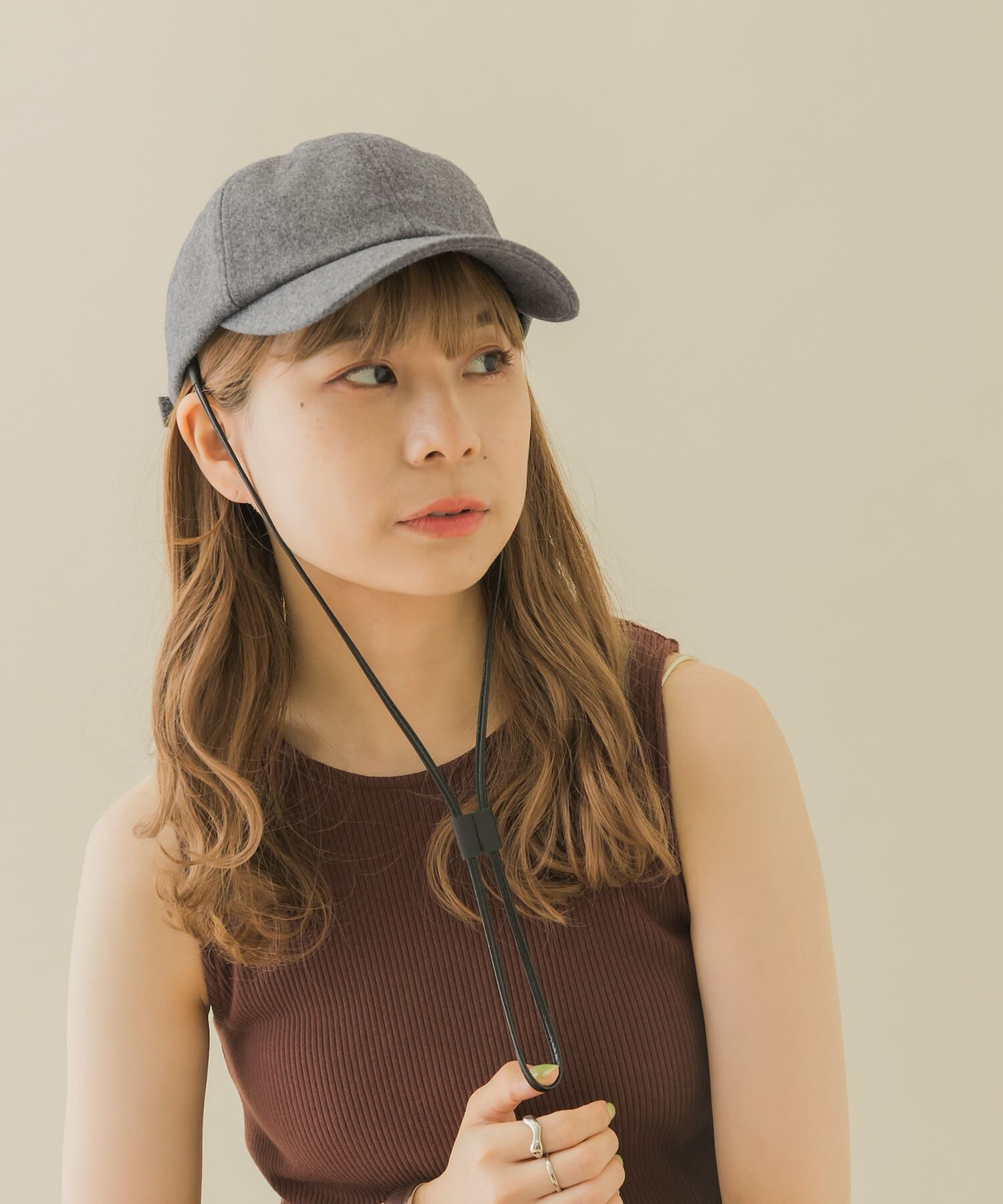 SMELLY「2WAYメルトンキャップ」|キャップ・キャスケット|