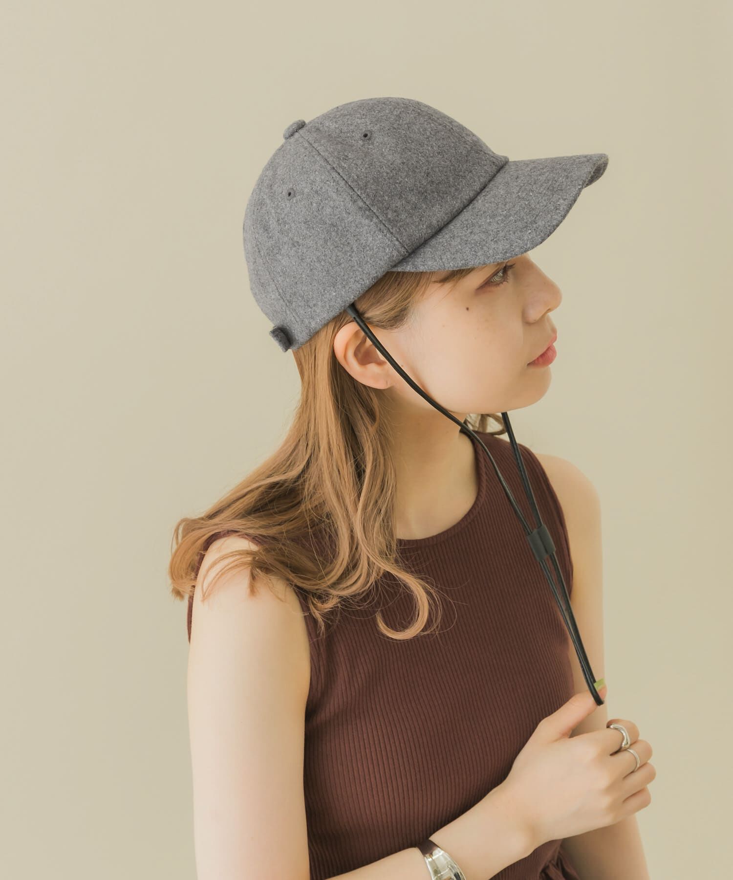 SMELLY「2WAYメルトンキャップ」|キャップ・キャスケット|