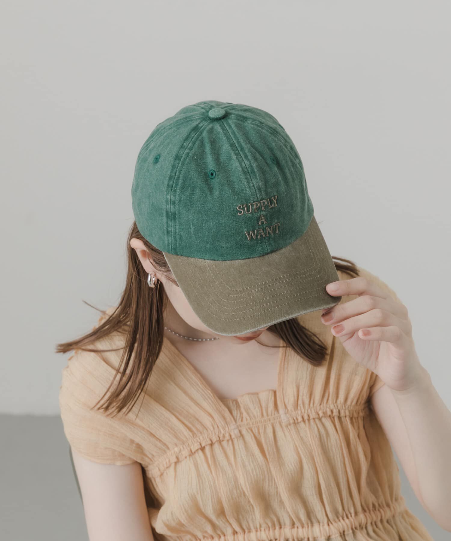 SMELLY「ウォッシュドロゴキャップ」|キャップ・キャスケット|