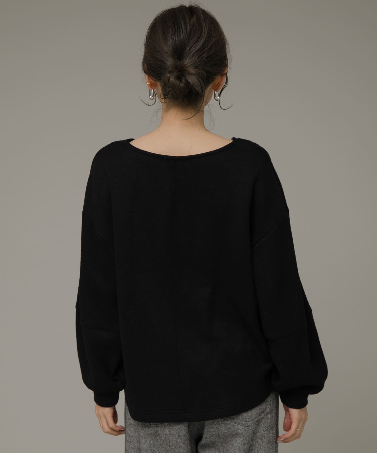 Sonny Label 「ニットライクボリュームスリーブプルオーバー」|Tシャツ・カットソー|