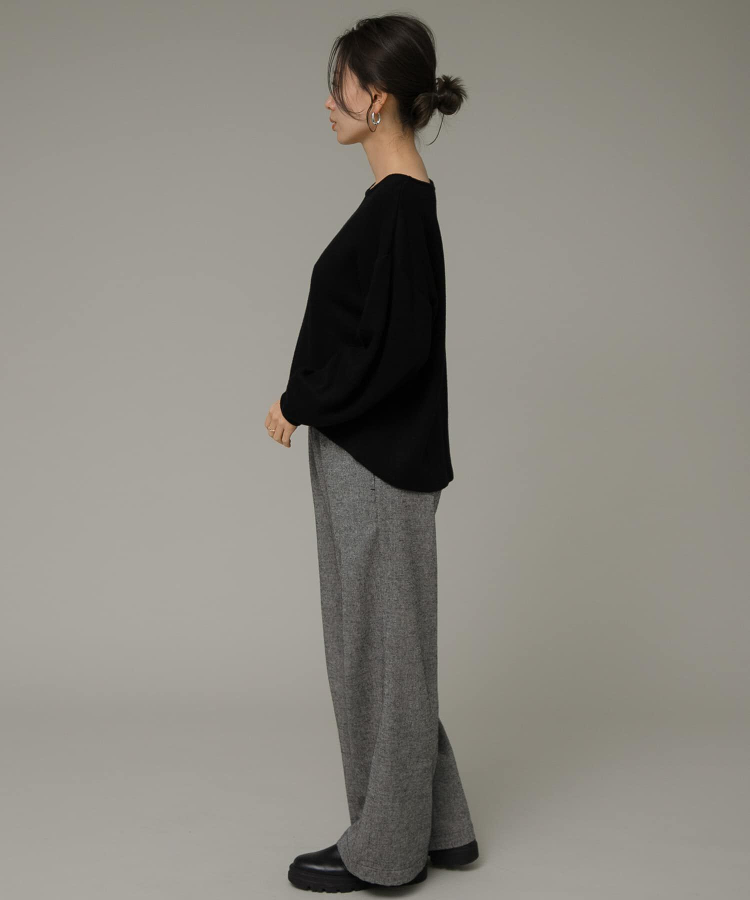 Sonny Label 「ニットライクボリュームスリーブプルオーバー」|Tシャツ・カットソー|