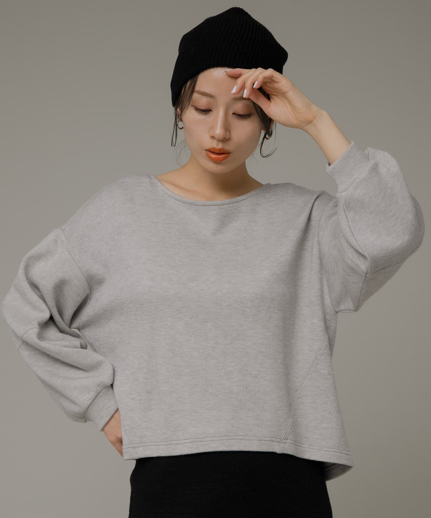 Sonny Label 「ニットライクボリュームスリーブプルオーバー」|Tシャツ・カットソー|