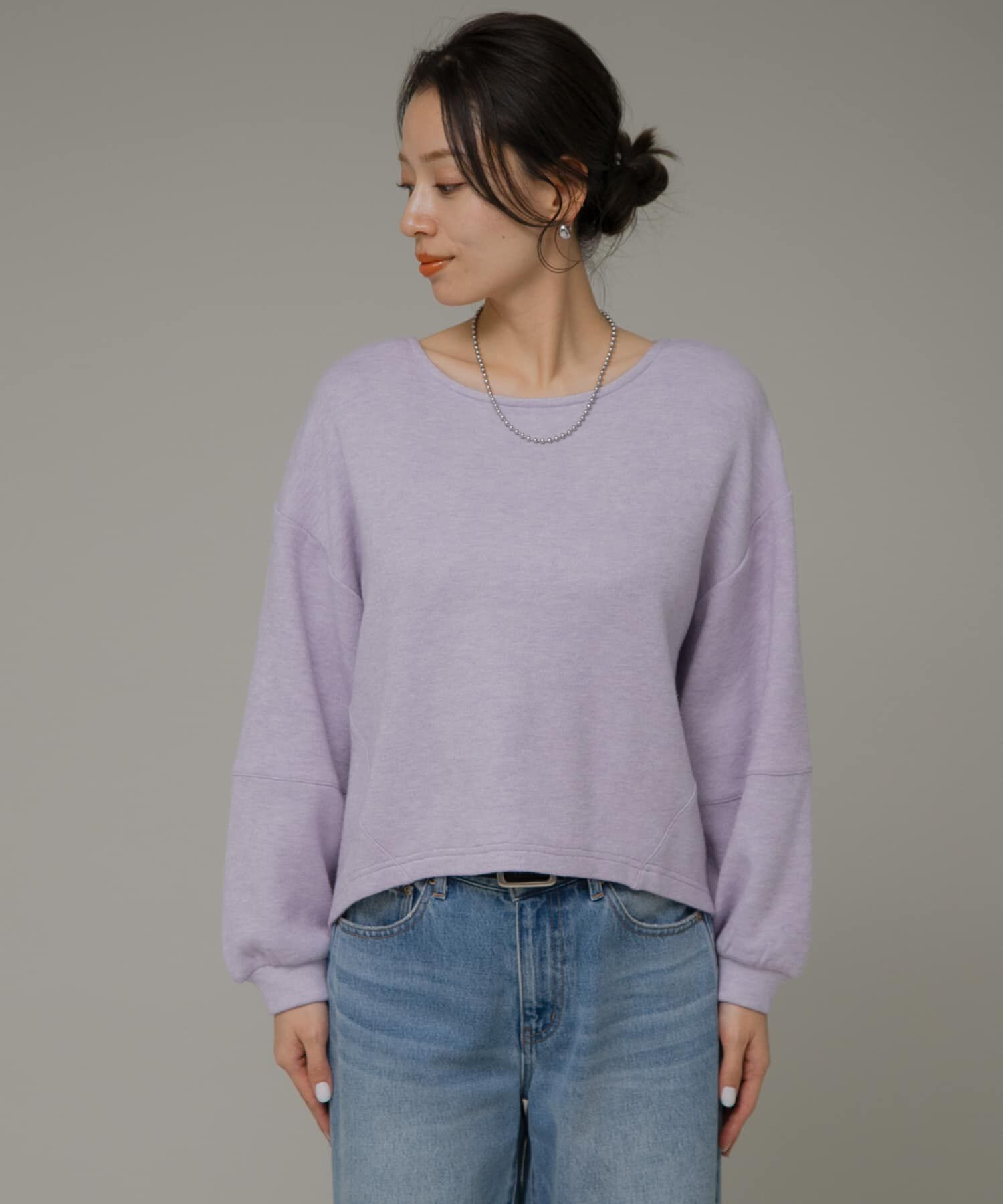 Sonny Label 「ニットライクボリュームスリーブプルオーバー」|Tシャツ・カットソー|