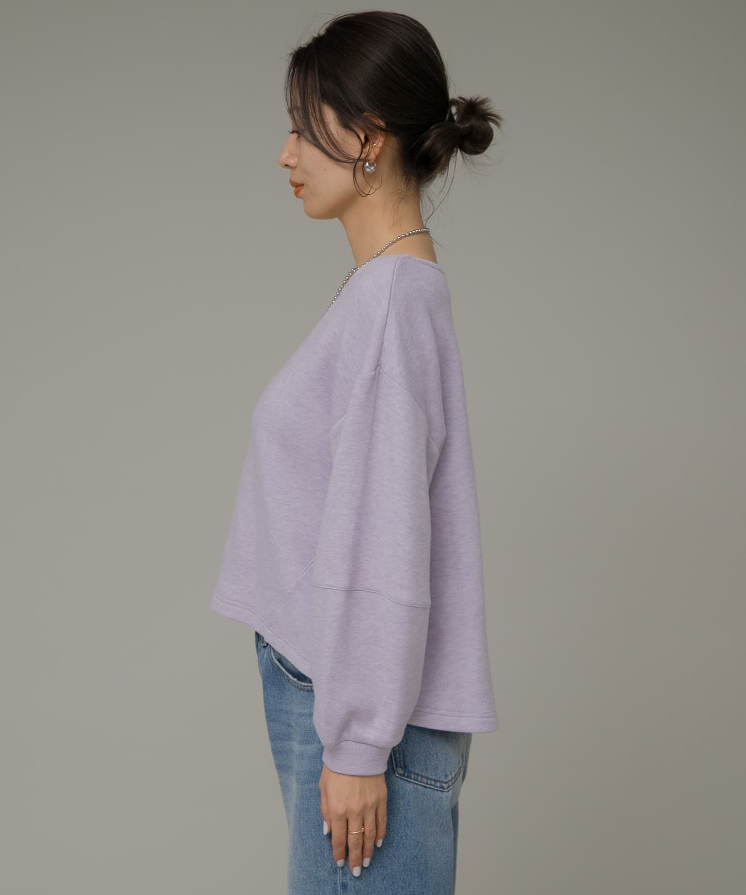 Sonny Label 「ニットライクボリュームスリーブプルオーバー」|Tシャツ・カットソー|