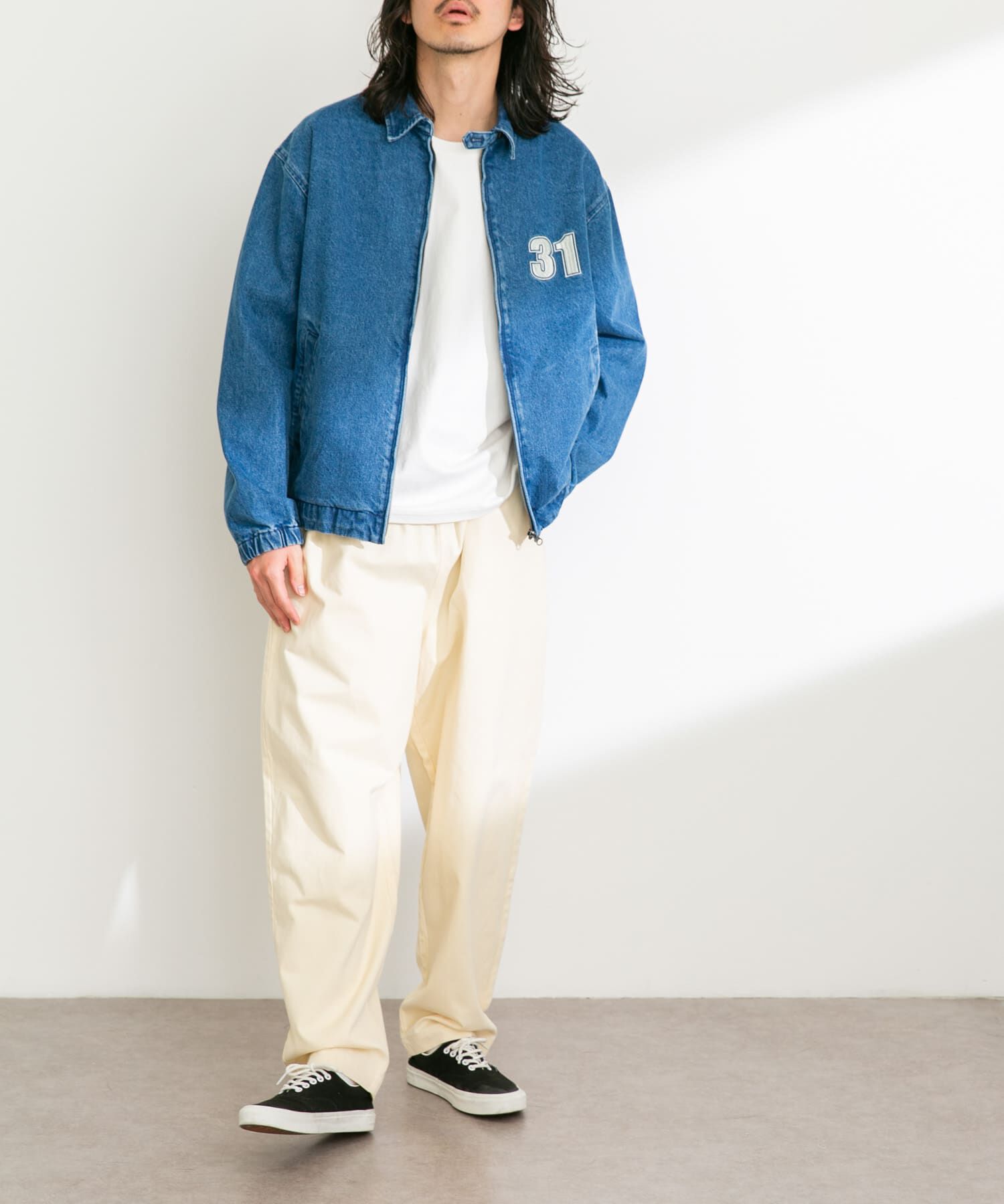 Sonny Label 「ナンバリング刺繍デニムジャケット」|デニムジャケット|