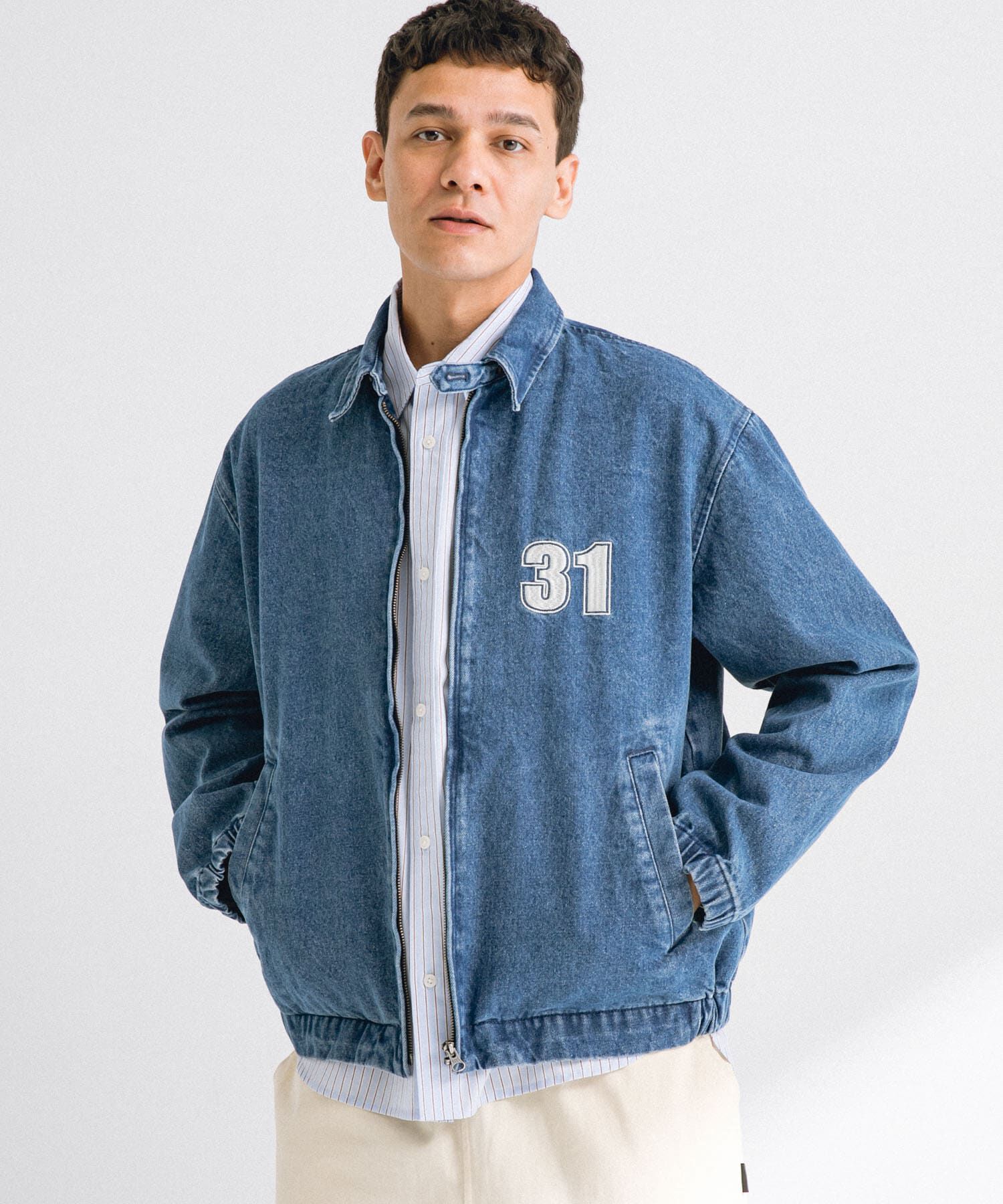 Sonny Label 「ナンバリング刺繍デニムジャケット」|デニムジャケット|