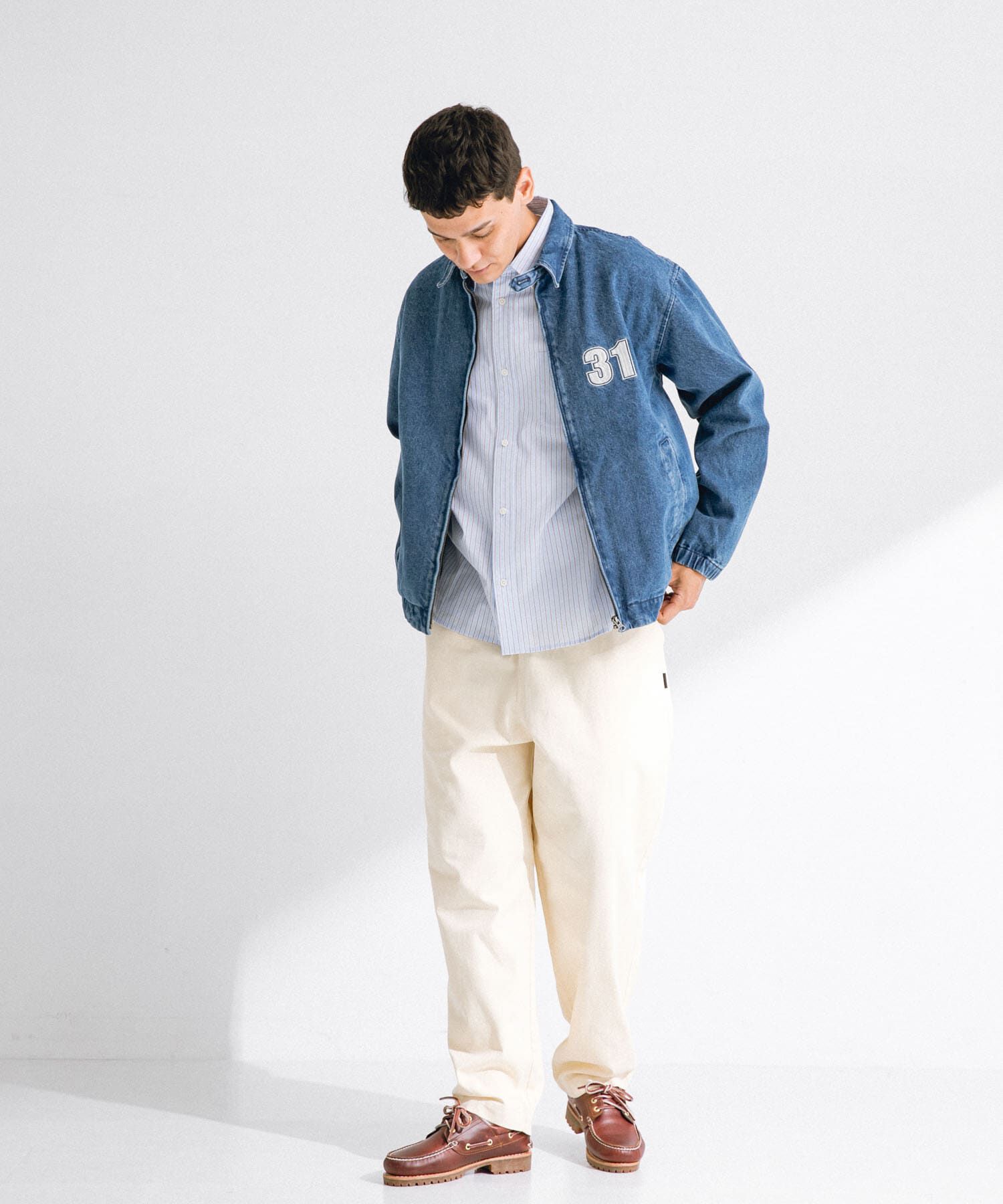 Sonny Label 「ナンバリング刺繍デニムジャケット」|デニムジャケット|