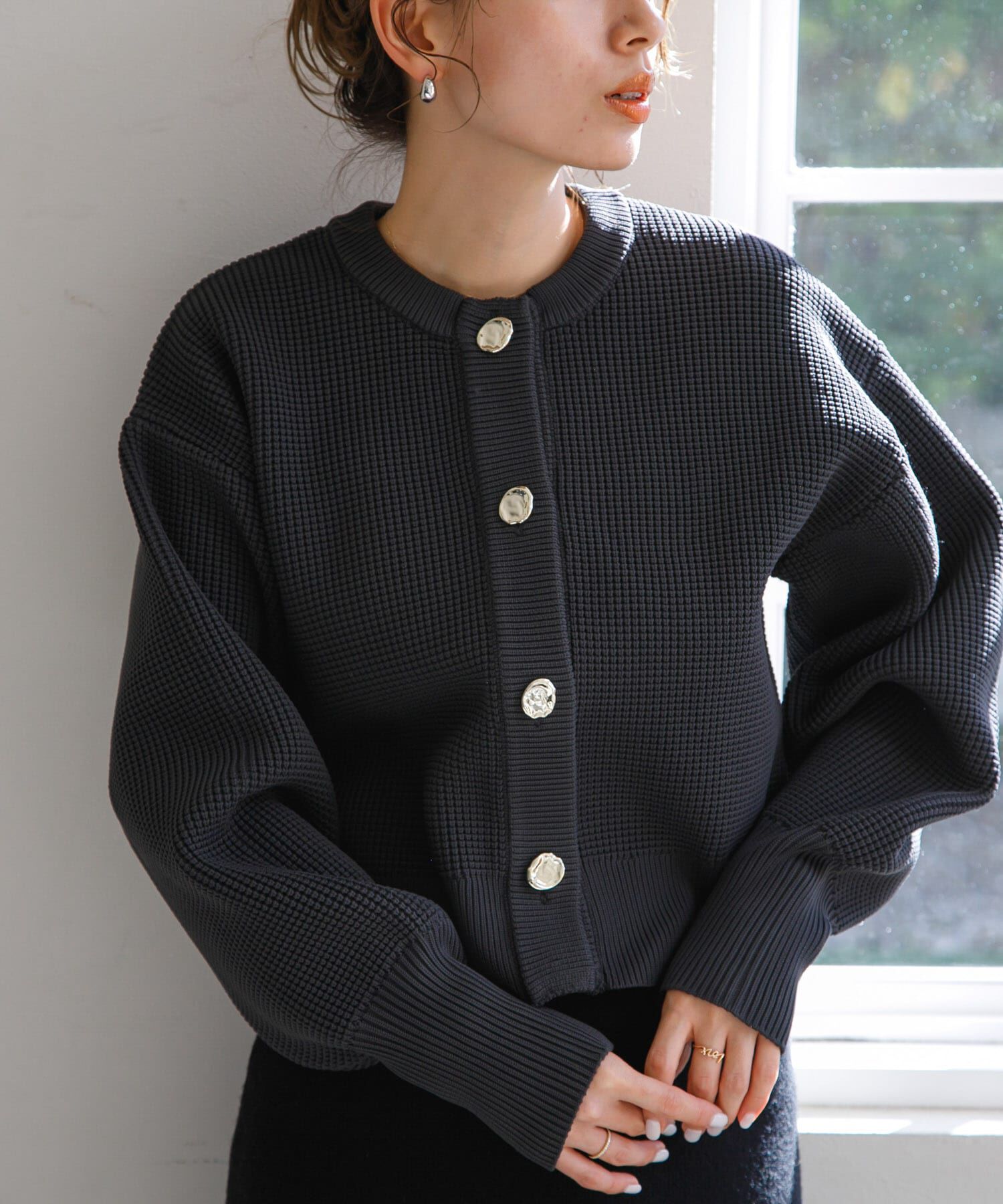 Sonny Label 「『WEB/一部店舗限定』メタルボタンカーディガン」|カーディガン|