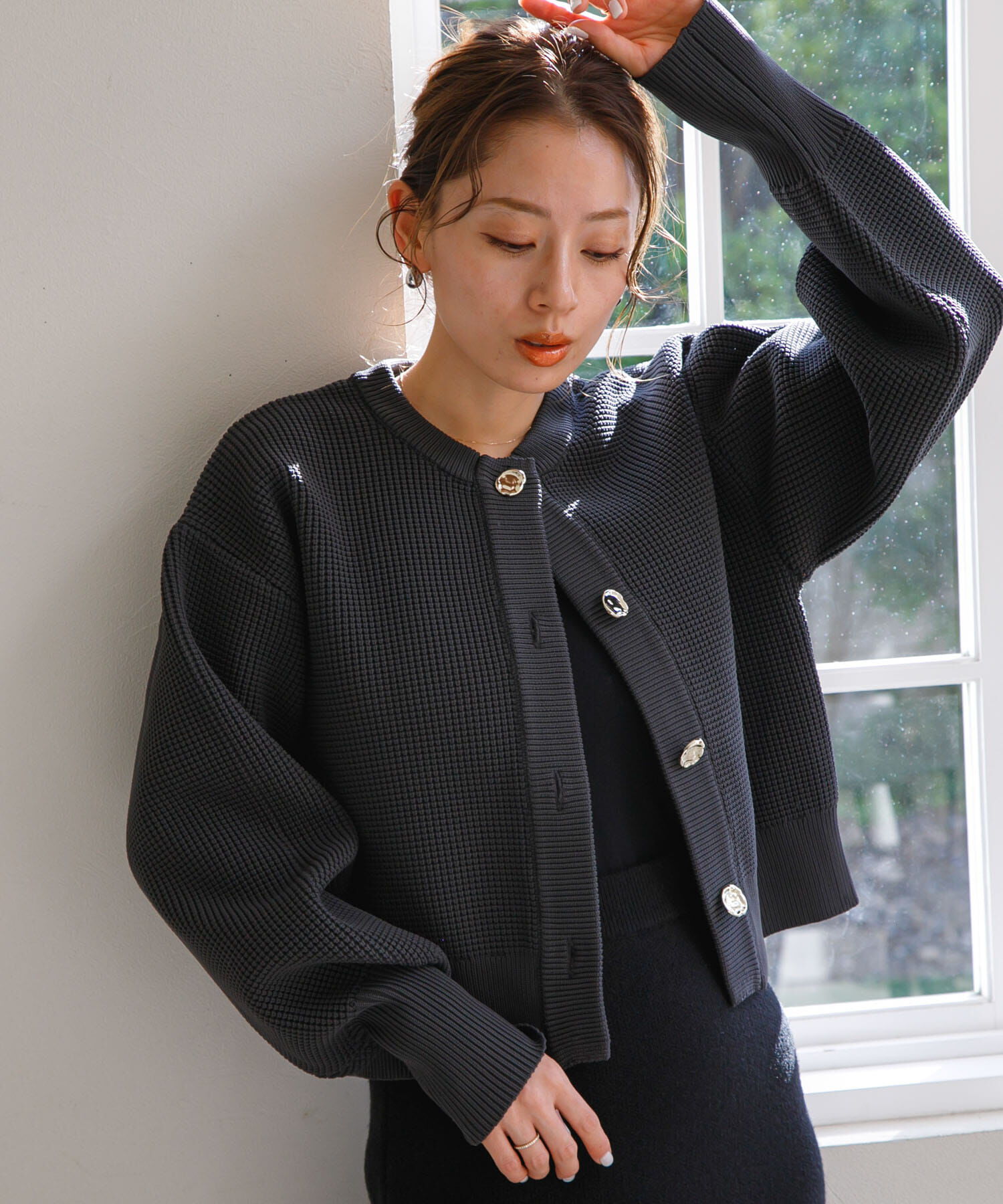 Sonny Label 「『WEB/一部店舗限定』メタルボタンカーディガン」|カーディガン|