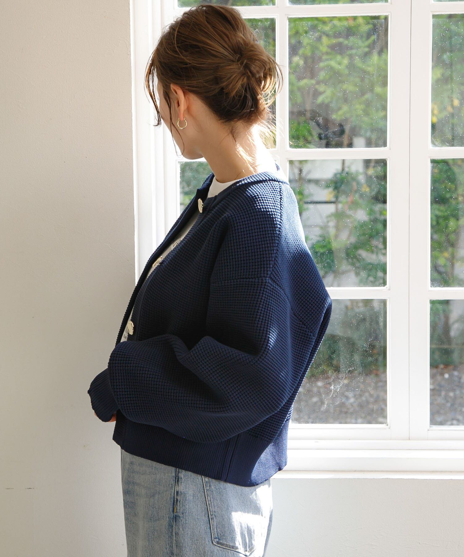 Sonny Label 「『WEB/一部店舗限定』メタルボタンカーディガン」|カーディガン|