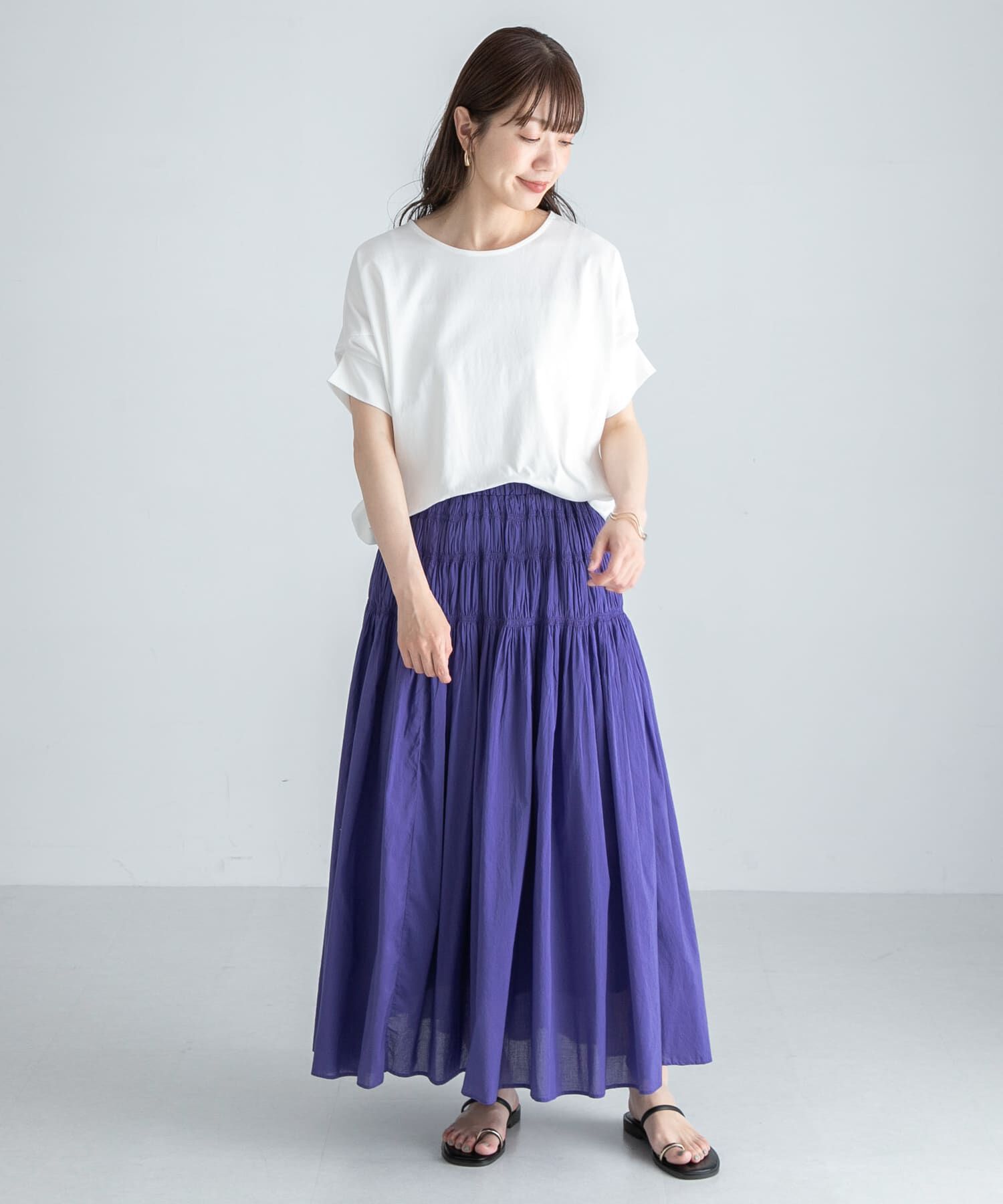 Sonny Label 「『WEB限定』吸水速乾UVクールタッチドルマンプルオーバー」|Tシャツ・カットソー|