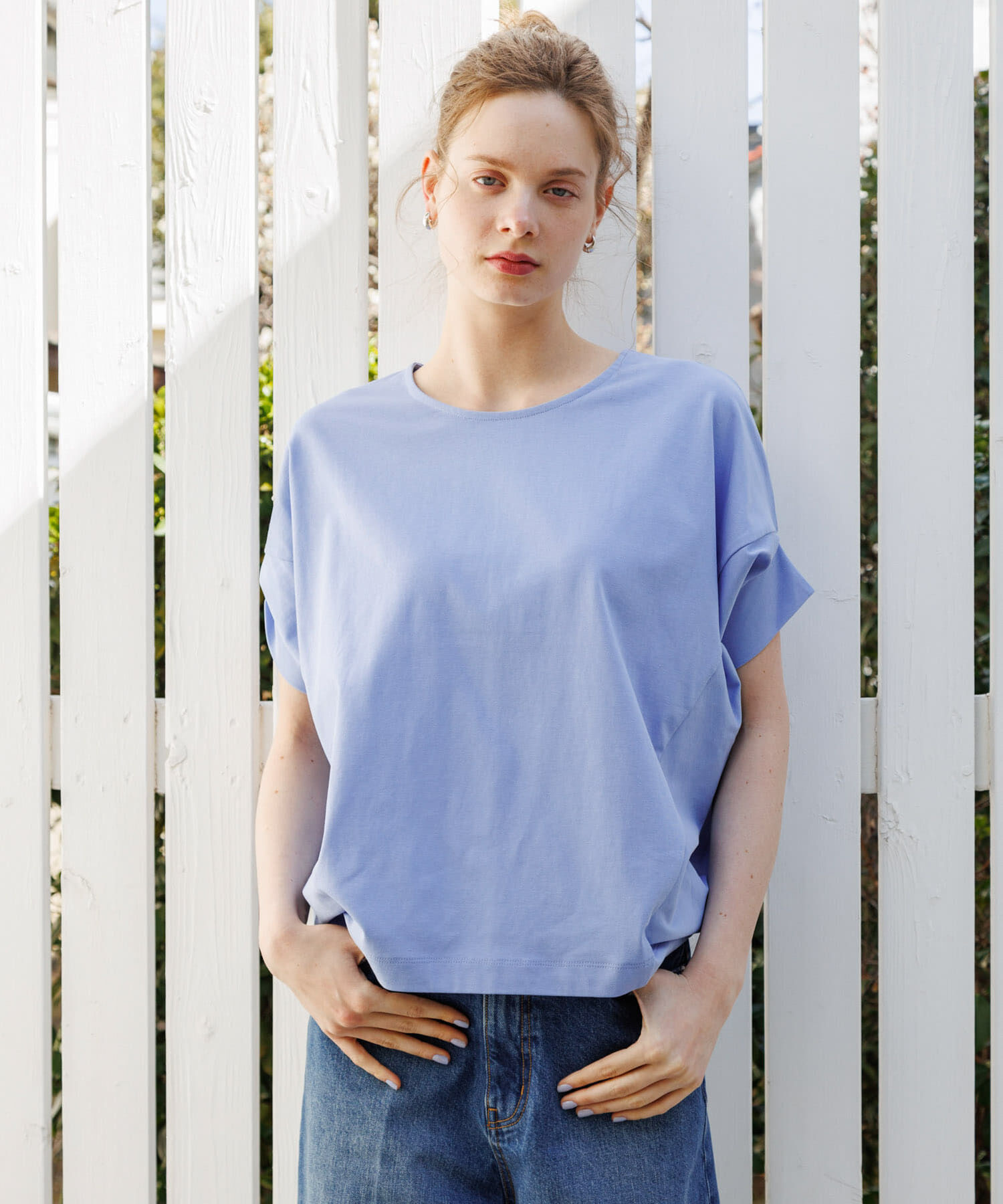 Sonny Label 「『WEB限定』吸水速乾UVクールタッチドルマンプルオーバー」|Tシャツ・カットソー|