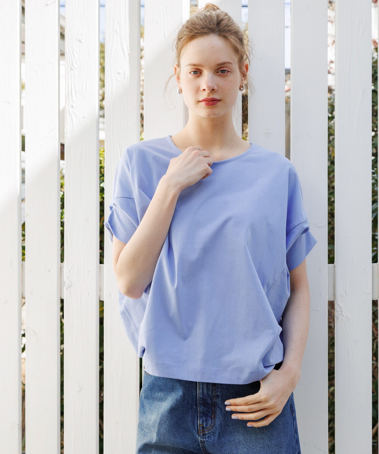 Sonny Label 「『WEB限定』吸水速乾UVクールタッチドルマンプルオーバー」|Tシャツ・カットソー|