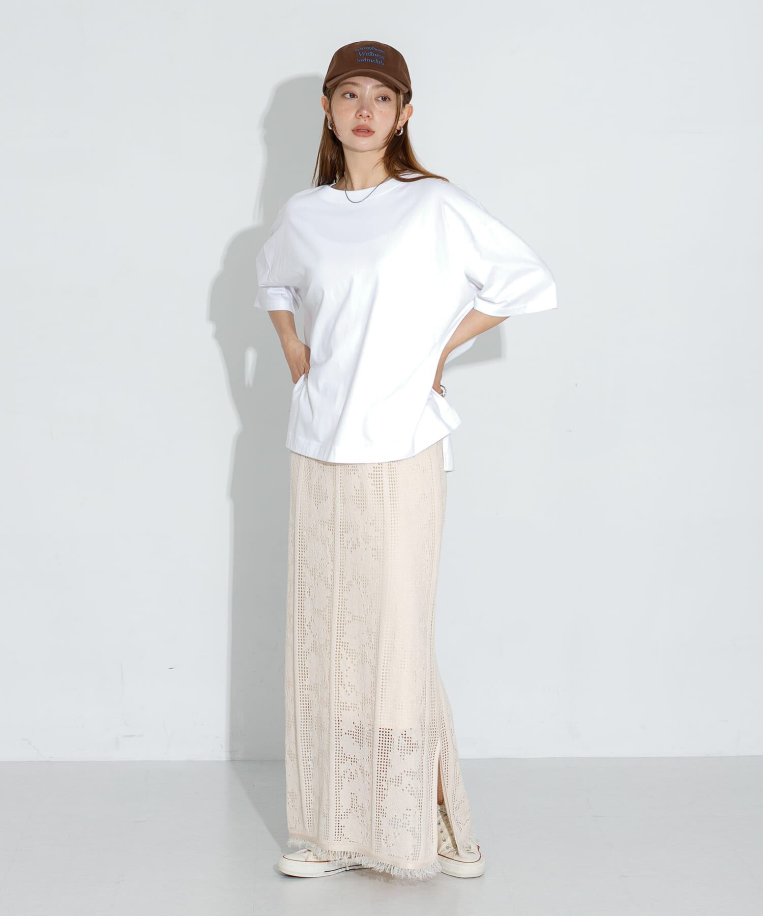 Sonny Label 「フラワーメッシュスカート」|スカート|