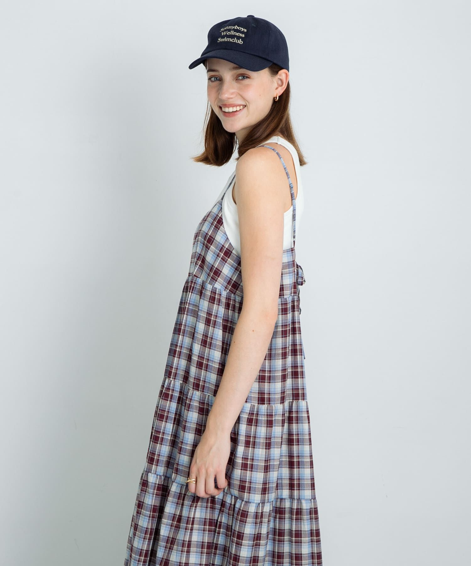 Sonny Label 「『UR TECH』チェックティアードキャミワンピース」|ワンピース|
