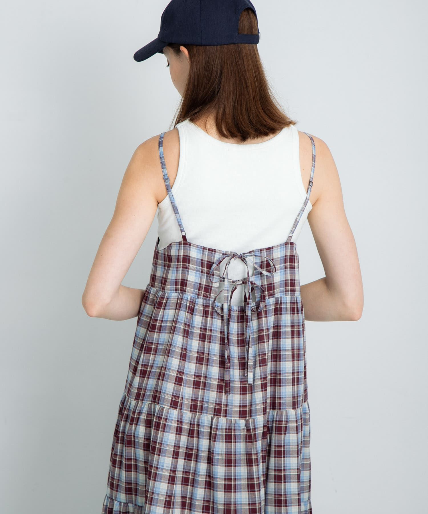 Sonny Label 「『UR TECH』チェックティアードキャミワンピース」|ワンピース|