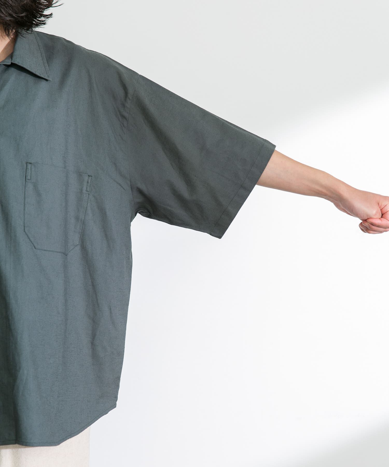 Sonny Label 「ARMY TWILL　Cotton Linen Slab Shirts」|シャツ・ブラウス|