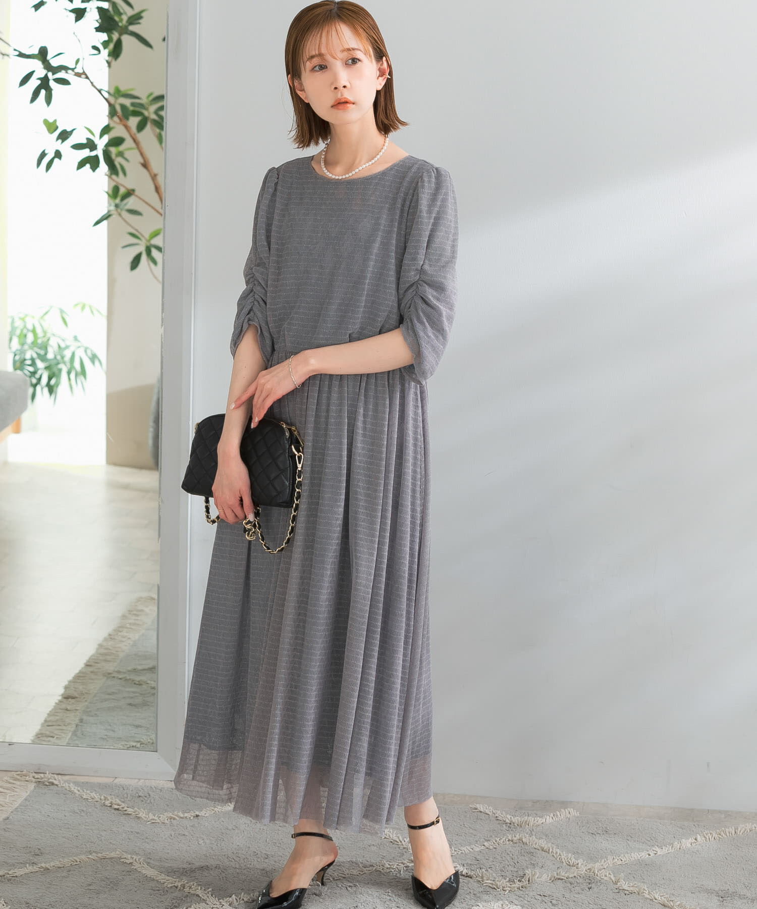 URBAN RESEARCH ROSSO「オーバーレースドレス」|ワンピース|